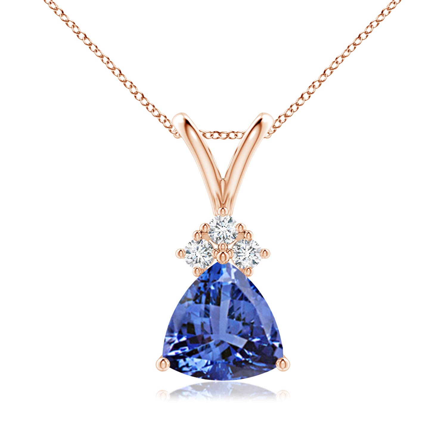 AA - Tanzanite / 1.28 CT / 14 KT Rose Gold