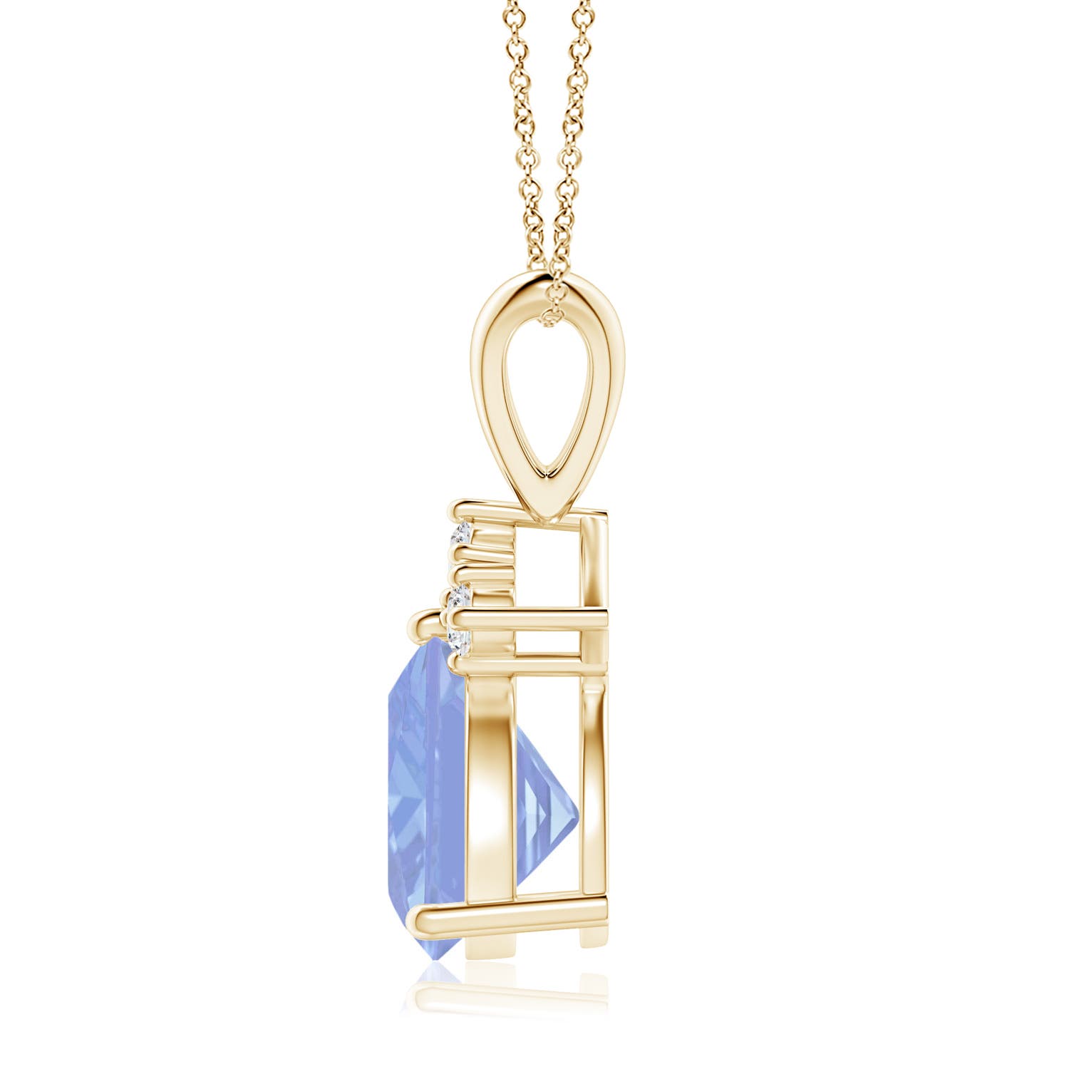 A - Tanzanite / 1.89 CT / 14 KT Yellow Gold