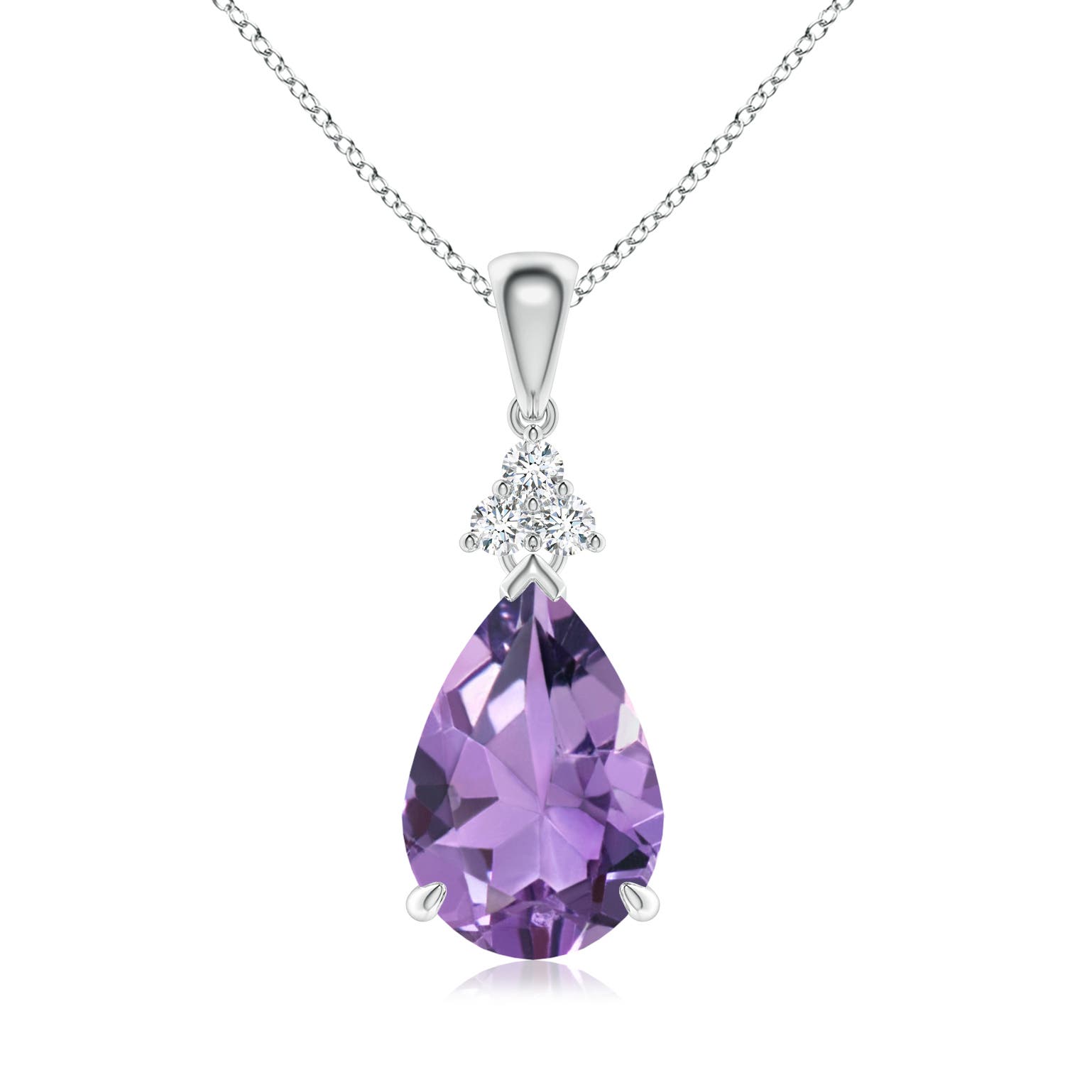 A - Amethyst / 2.71 CT / 14 KT White Gold