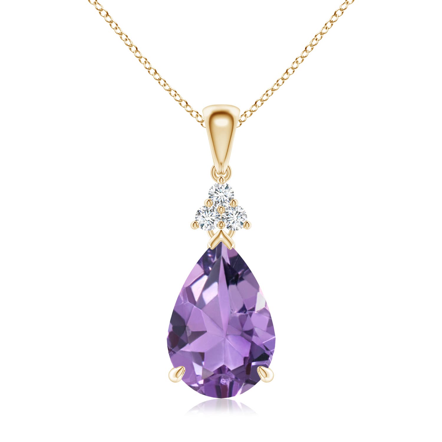 A - Amethyst / 2.71 CT / 14 KT Yellow Gold