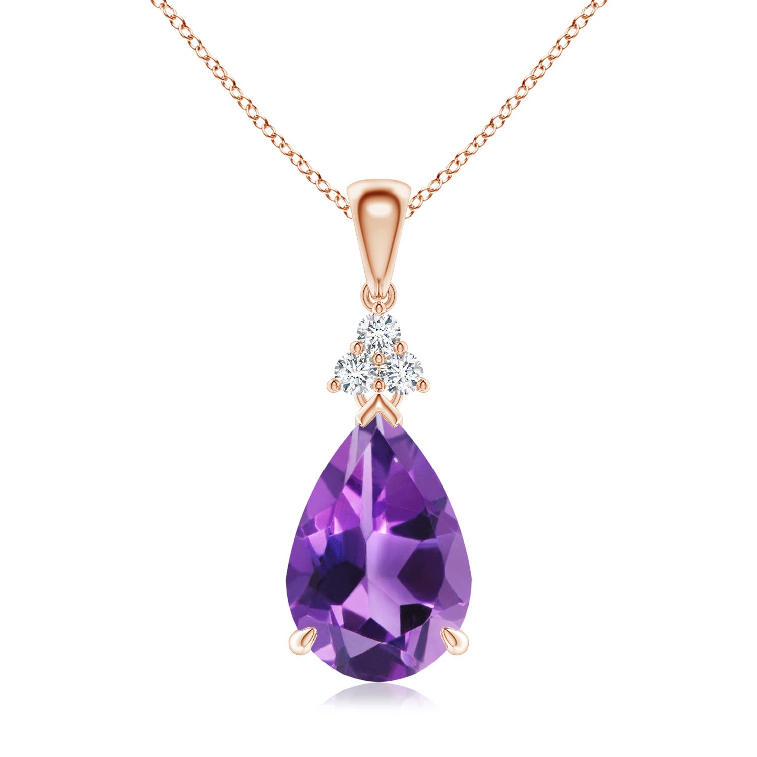 AAA - Amethyst / 2.71 CT / 14 KT Rose Gold