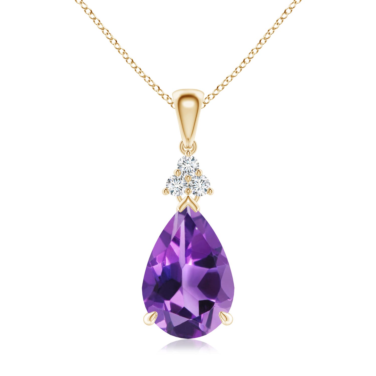 AAA - Amethyst / 2.71 CT / 14 KT Yellow Gold