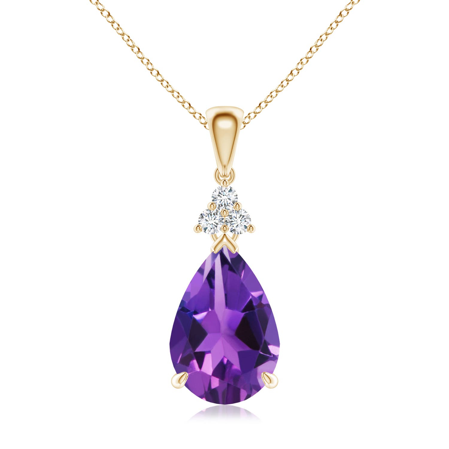 AAAA - Amethyst / 2.71 CT / 14 KT Yellow Gold