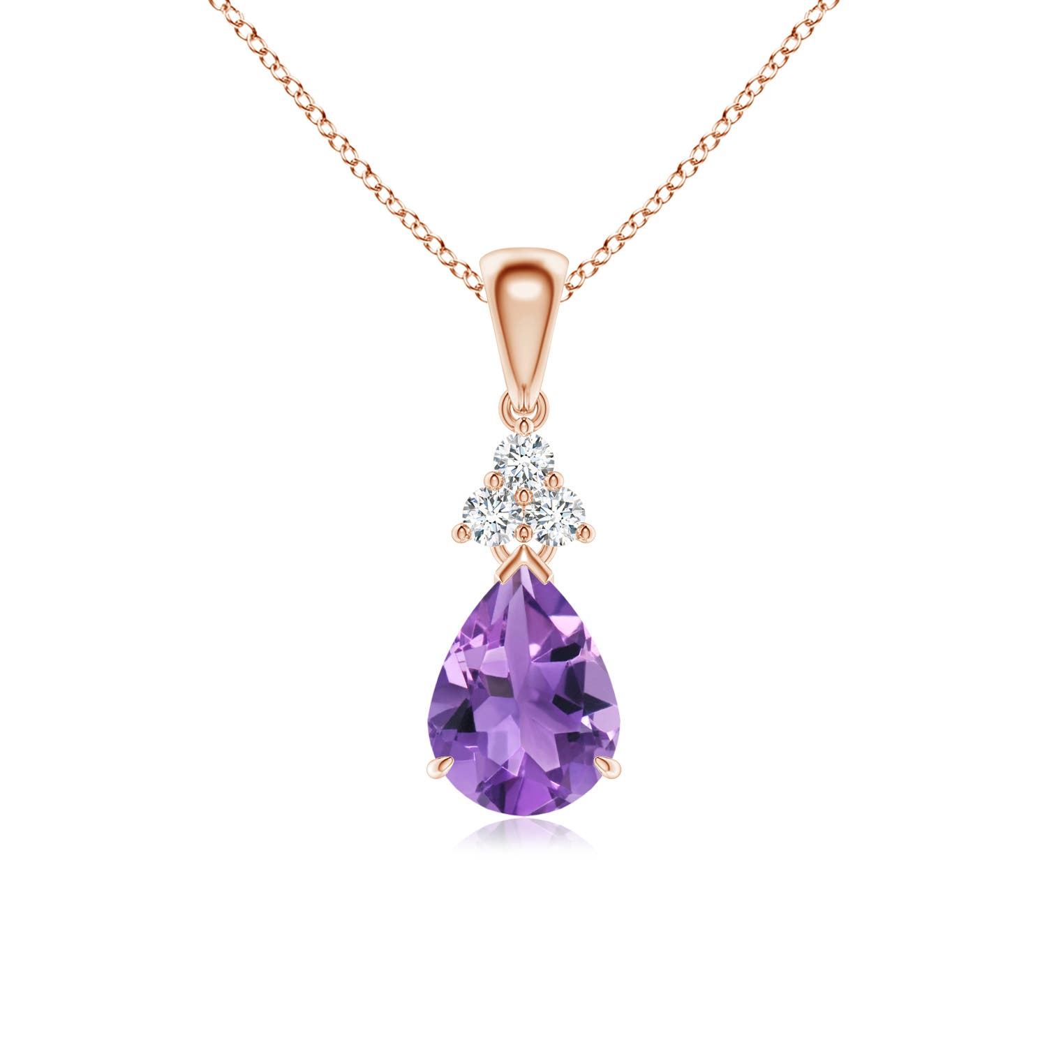 AA - Amethyst / 1.08 CT / 14 KT Rose Gold