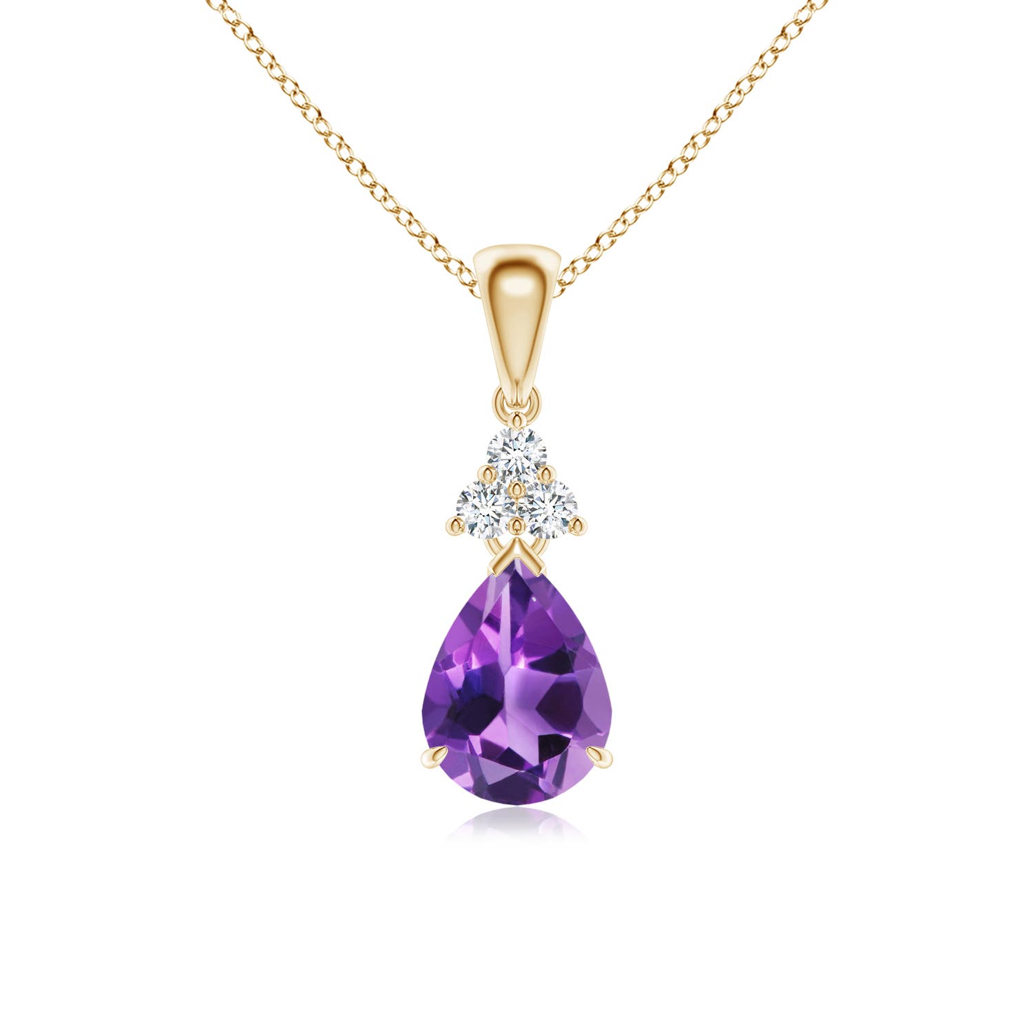 AAA - Amethyst / 1.08 CT / 14 KT Yellow Gold