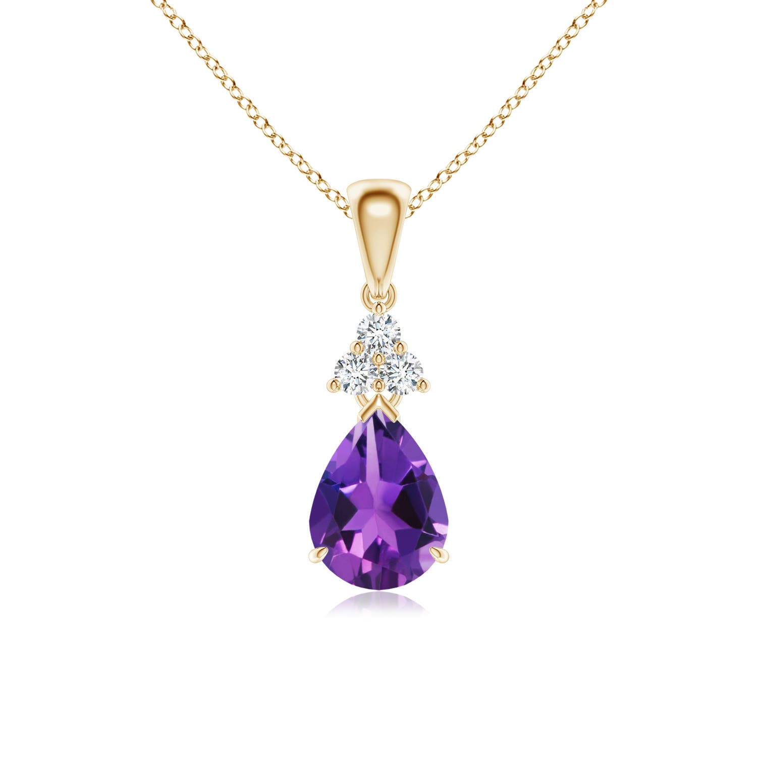 AAAA - Amethyst / 1.08 CT / 14 KT Yellow Gold