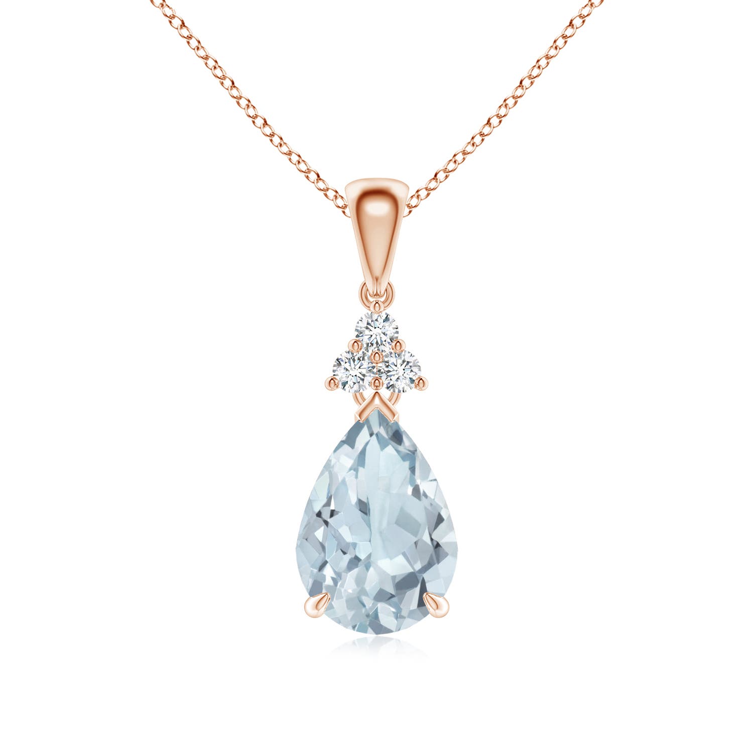 A - Aquamarine / 1.69 CT / 14 KT Rose Gold