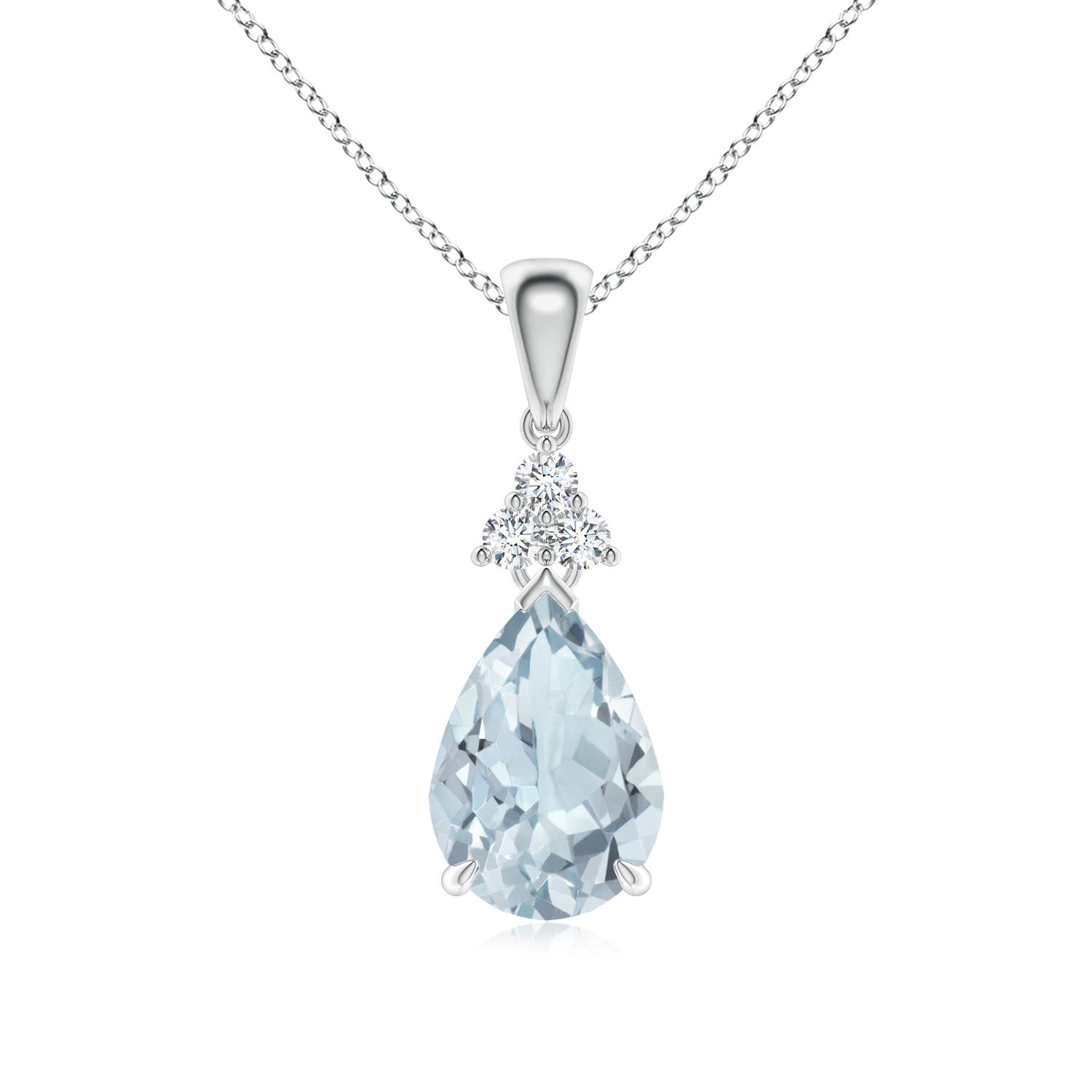 A - Aquamarine / 1.69 CT / 14 KT White Gold