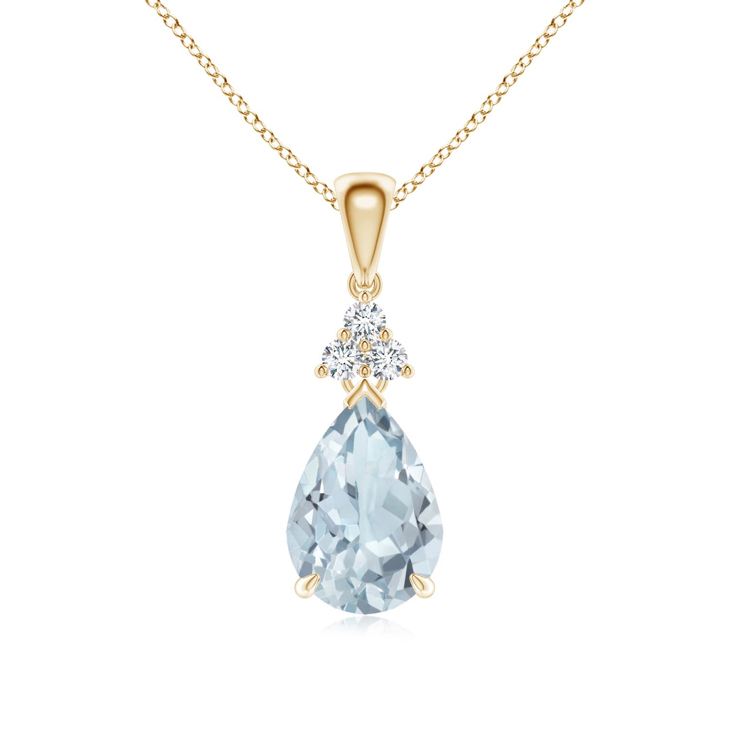 A - Aquamarine / 1.69 CT / 14 KT Yellow Gold