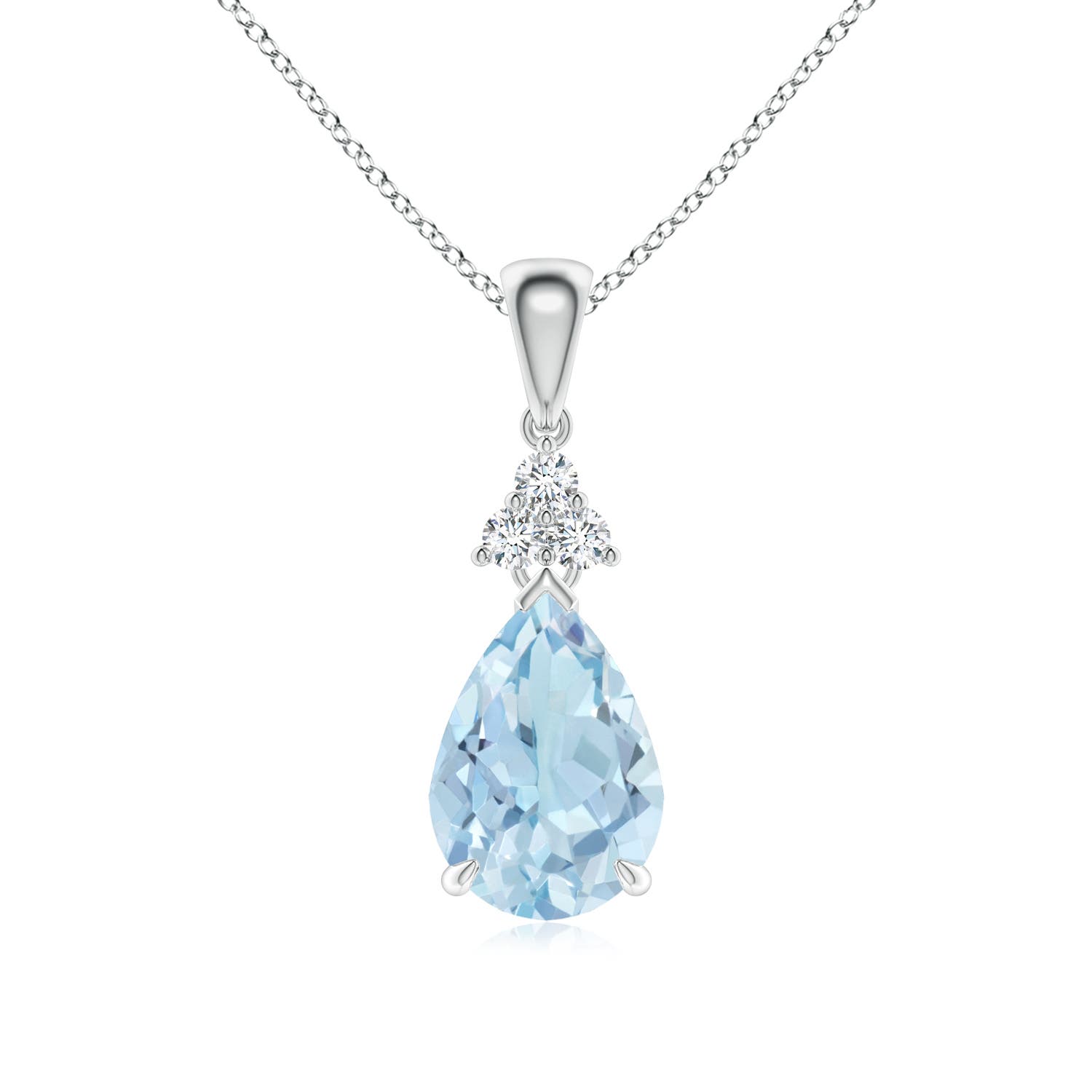 AA - Aquamarine / 1.69 CT / 14 KT White Gold