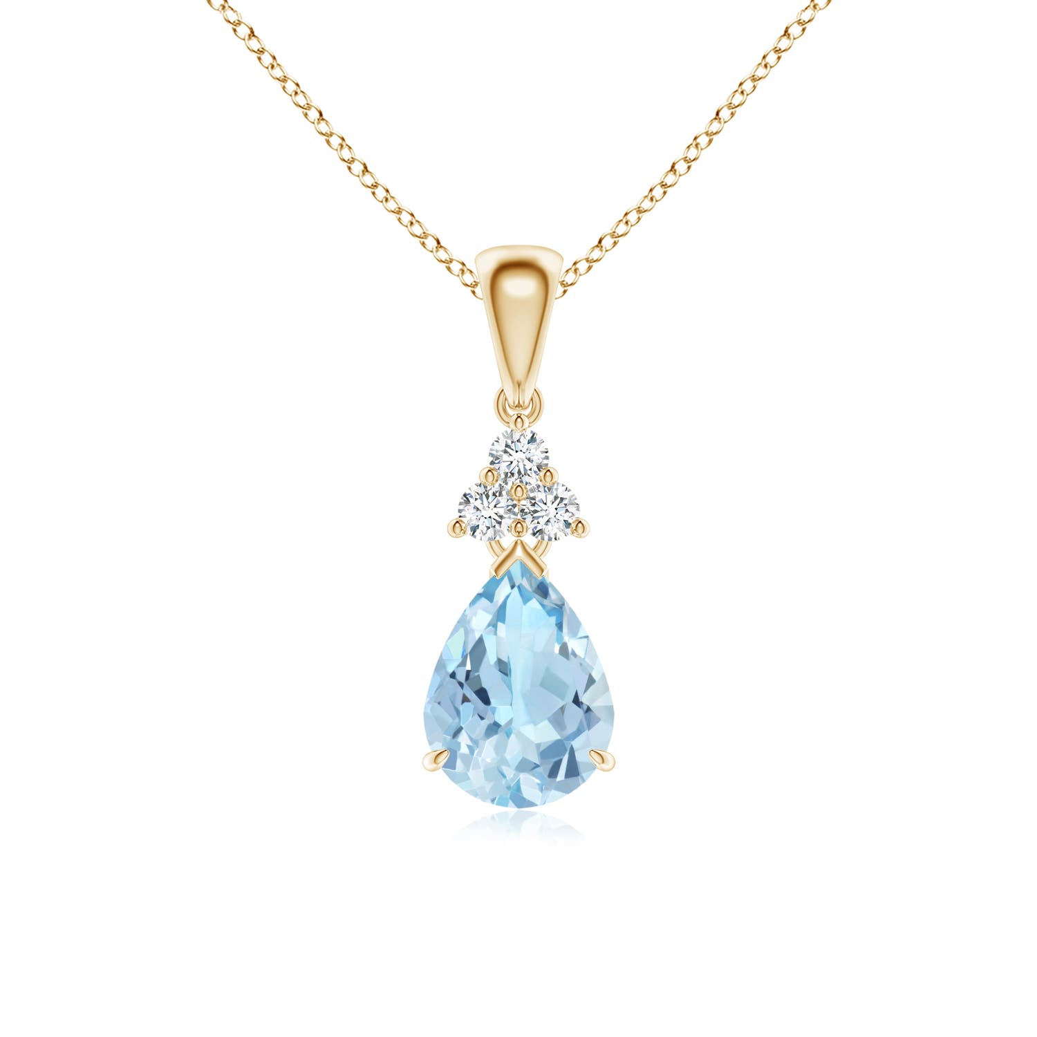 AAA - Aquamarine / 0.93 CT / 14 KT Yellow Gold