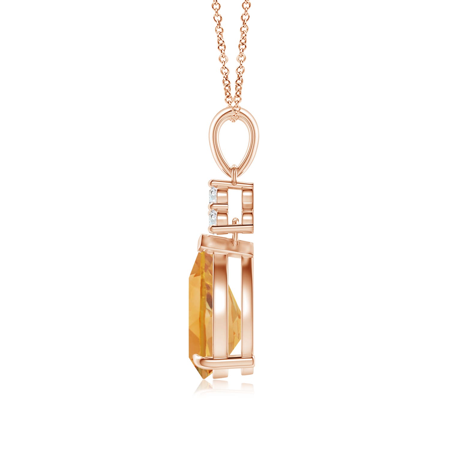 A - Citrine / 1.99 CT / 14 KT Rose Gold