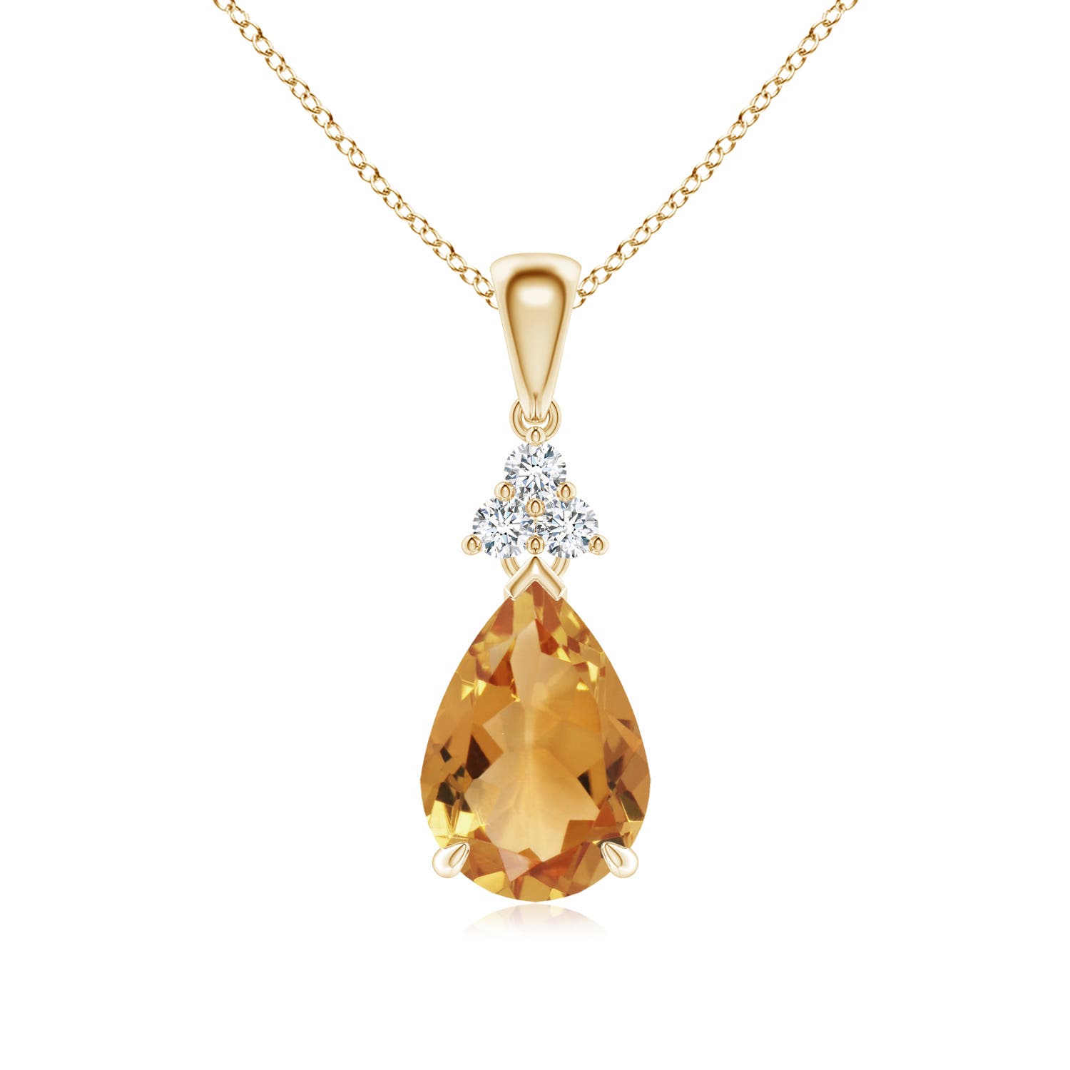 A - Citrine / 1.99 CT / 14 KT Yellow Gold