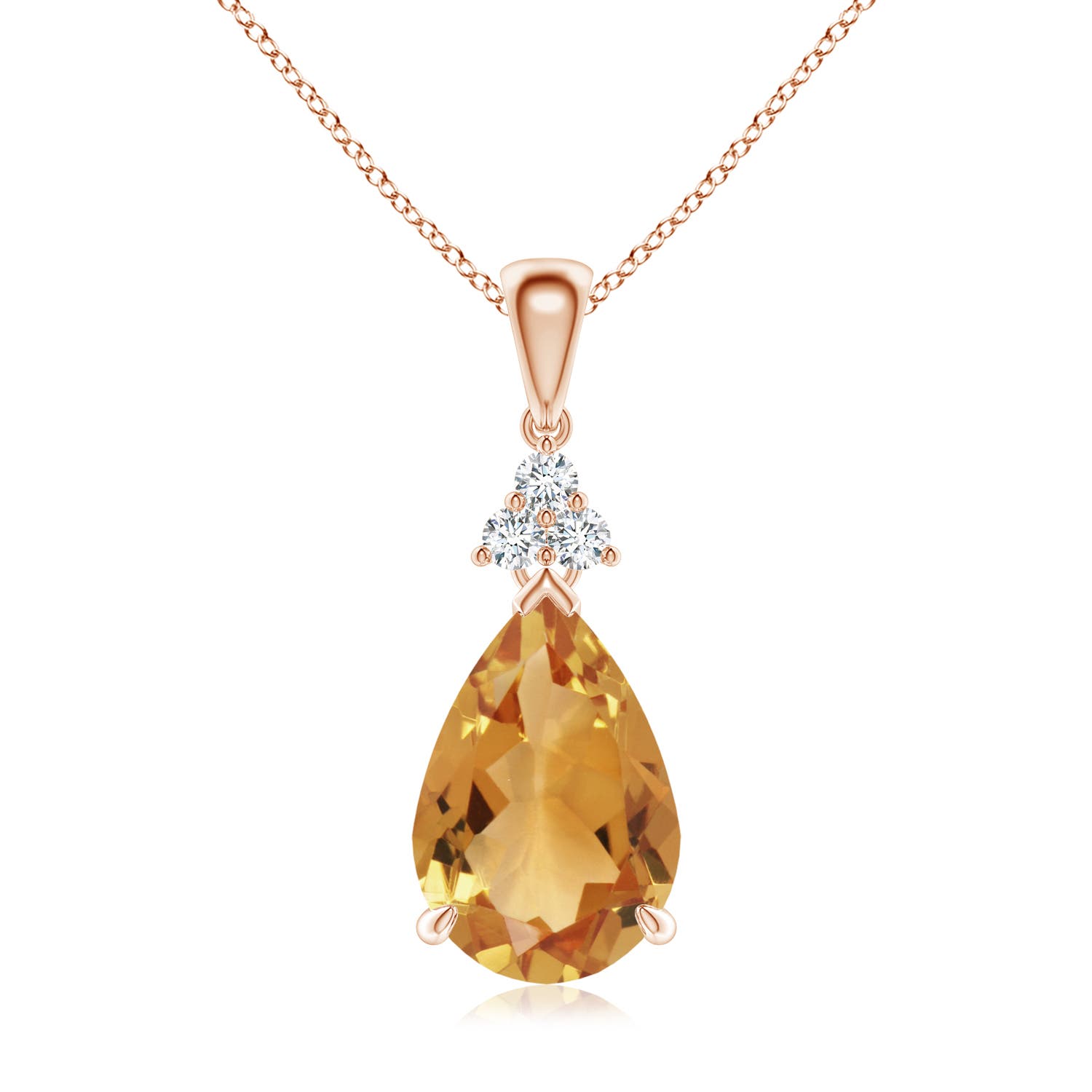 A - Citrine / 2.46 CT / 14 KT Rose Gold