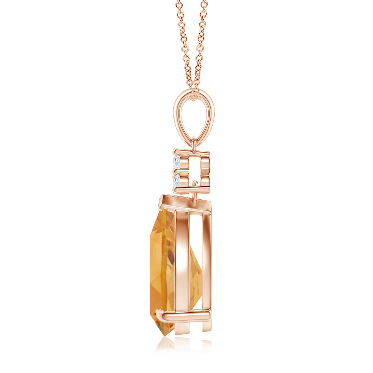 A - Citrine / 2.46 CT / 14 KT Rose Gold