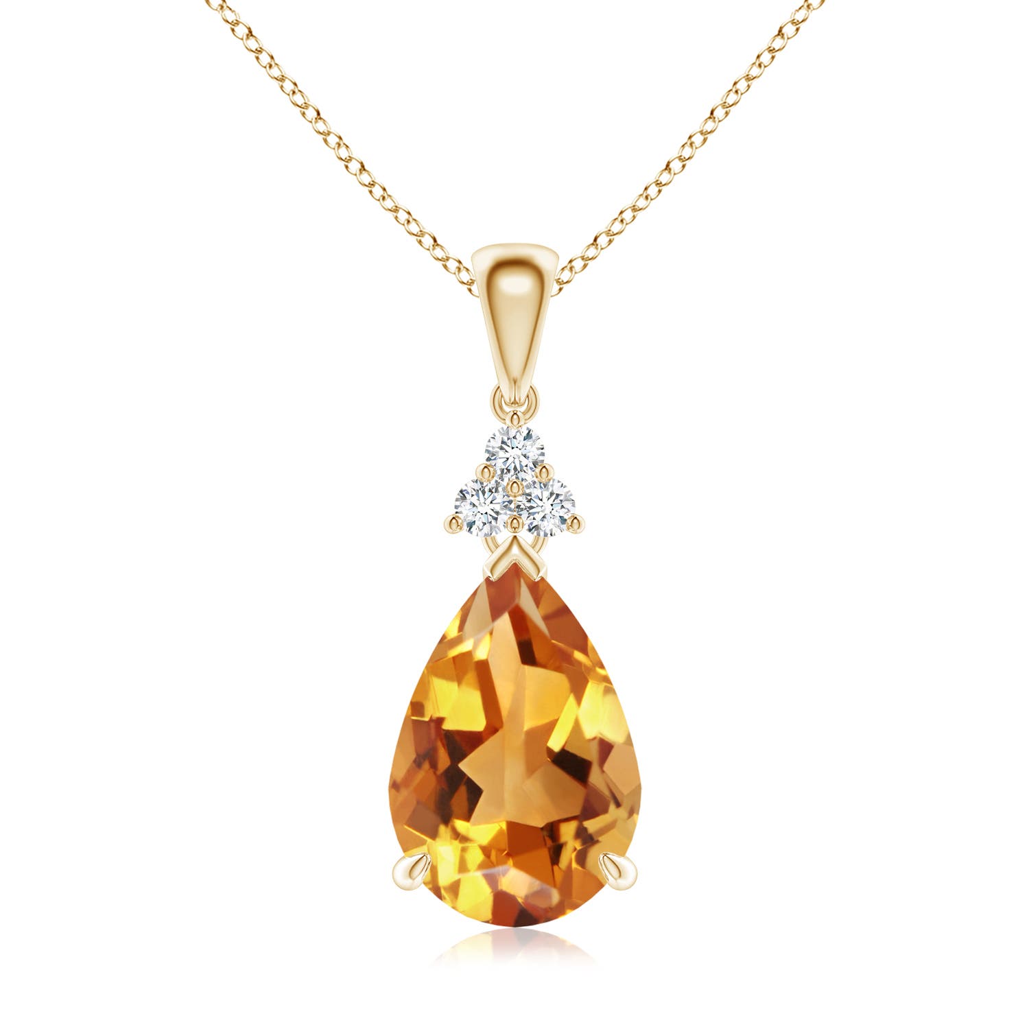 AA - Citrine / 2.46 CT / 14 KT Yellow Gold