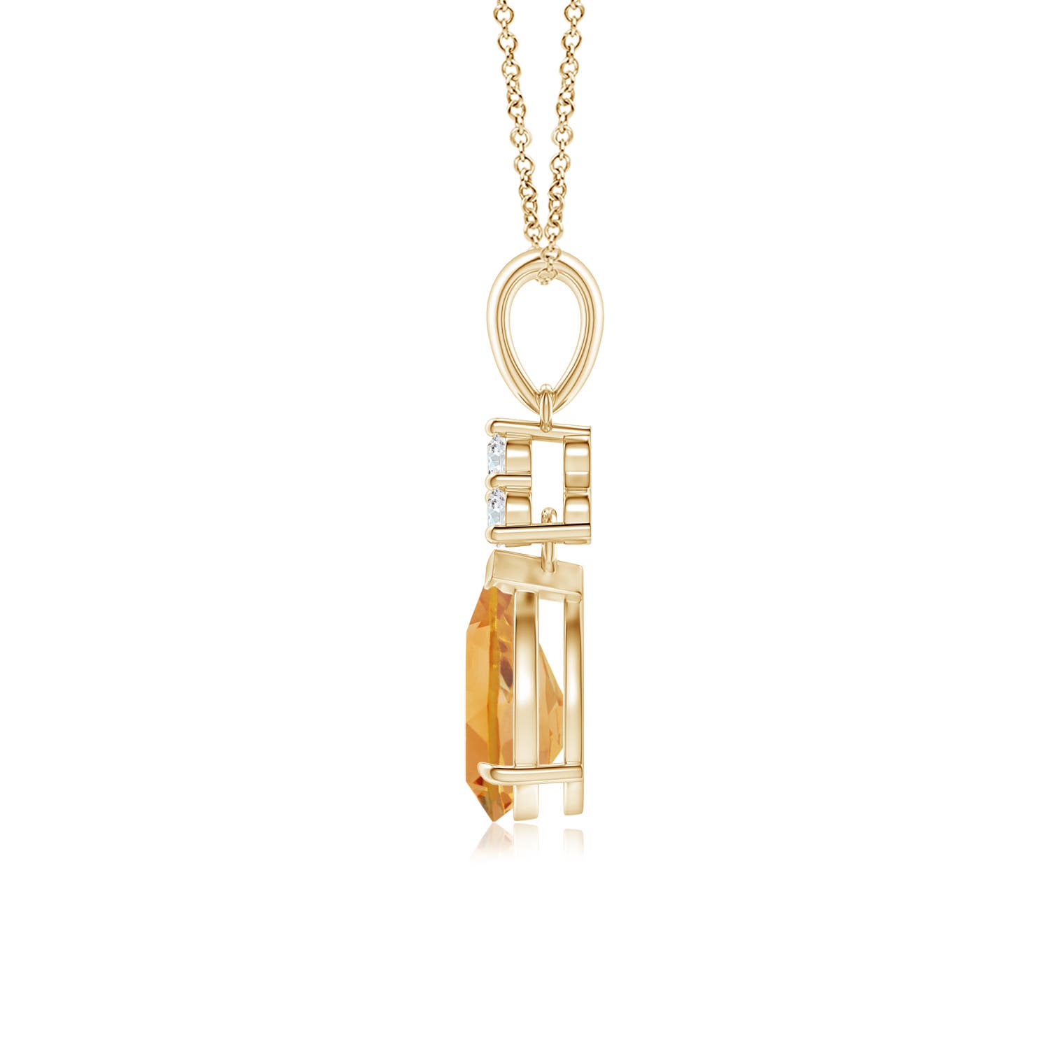 A - Citrine / 1.08 CT / 14 KT Yellow Gold