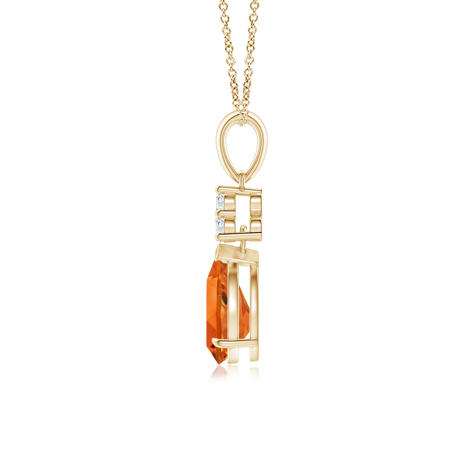 AAAA - Citrine / 1.08 CT / 14 KT Yellow Gold