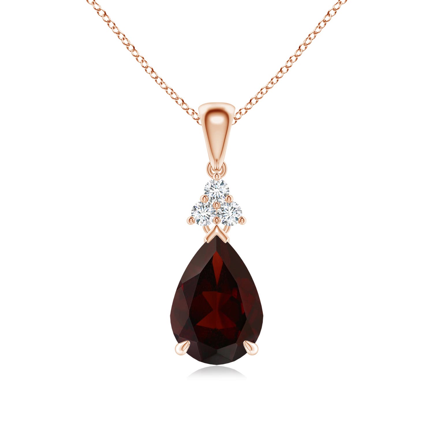 A - Garnet / 2.19 CT / 14 KT Rose Gold