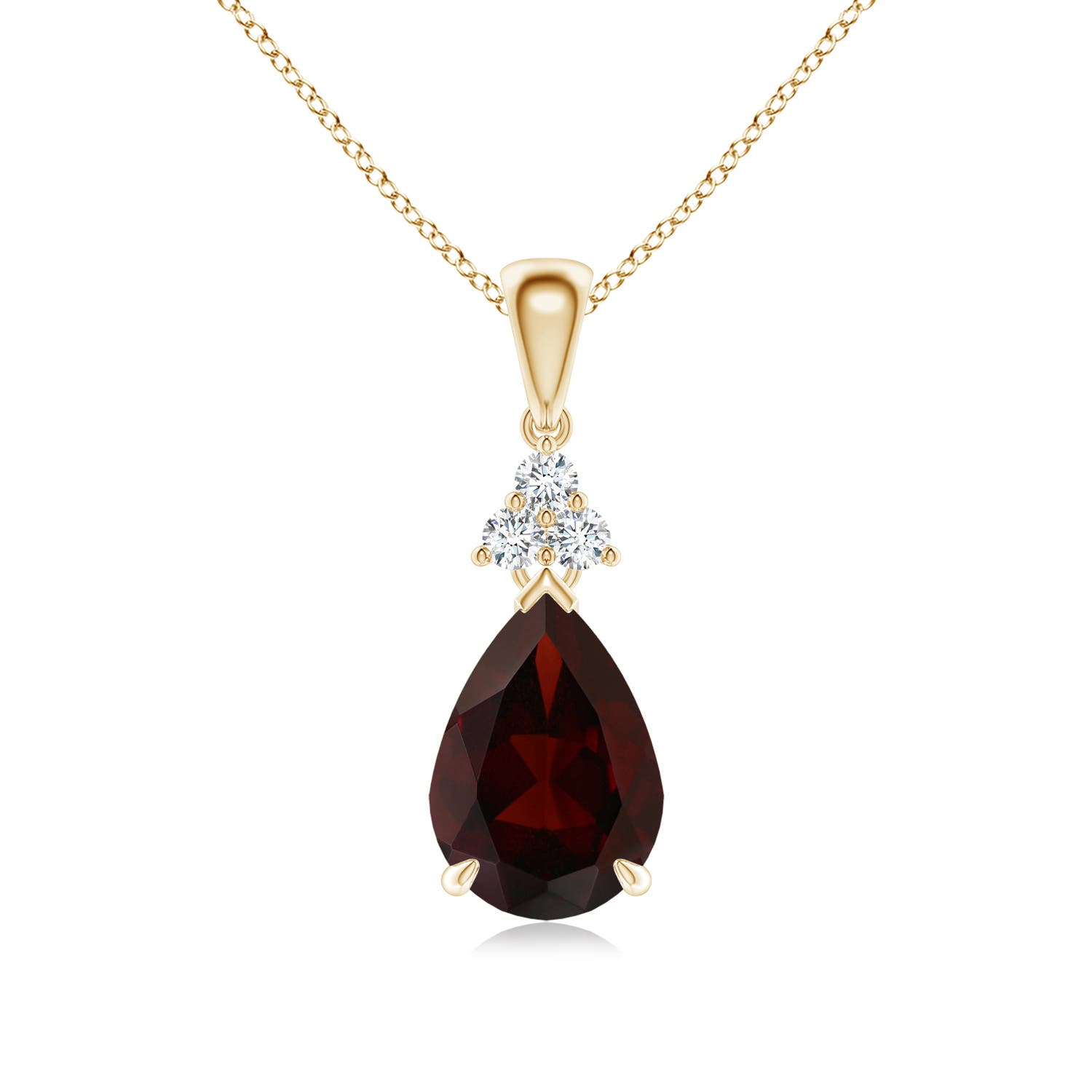 A - Garnet / 2.19 CT / 14 KT Yellow Gold