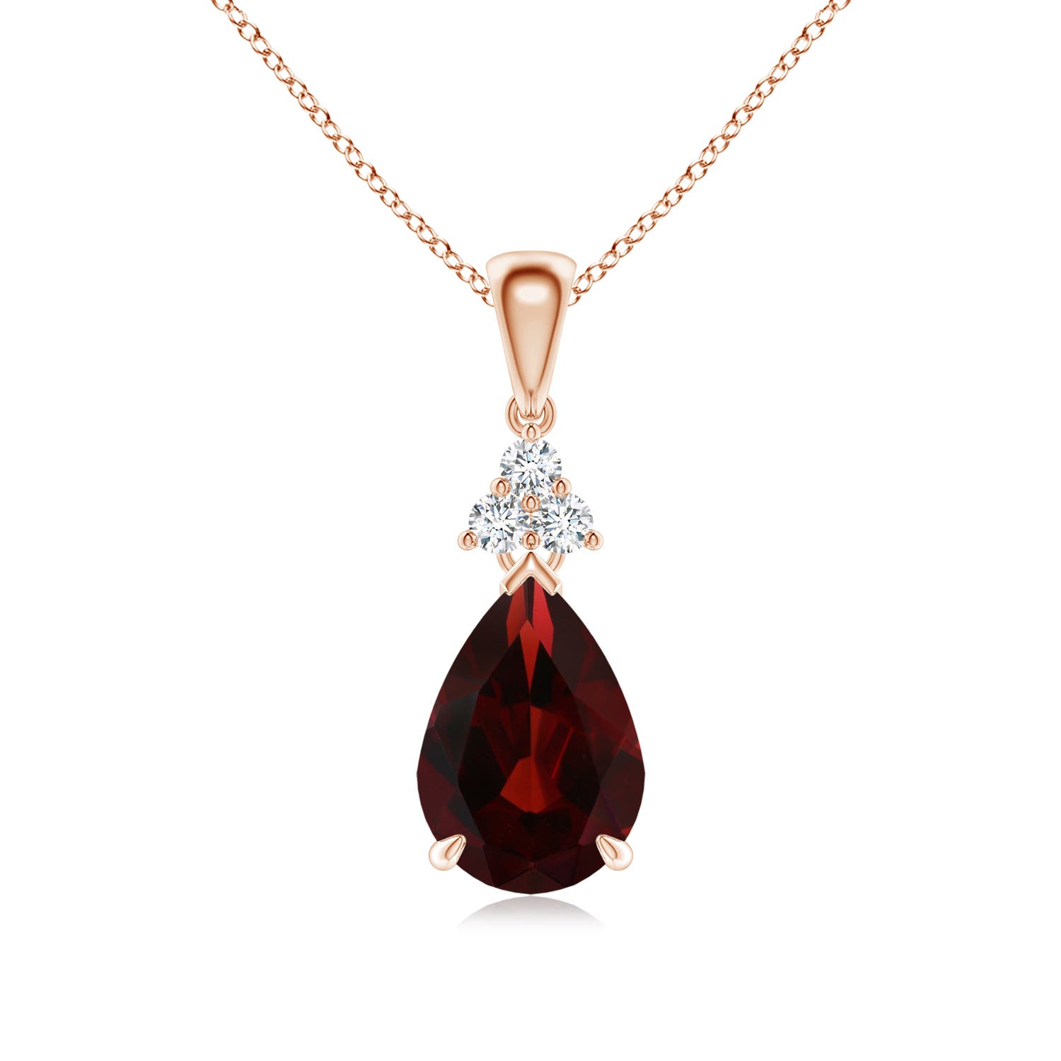 AA - Garnet / 2.19 CT / 14 KT Rose Gold