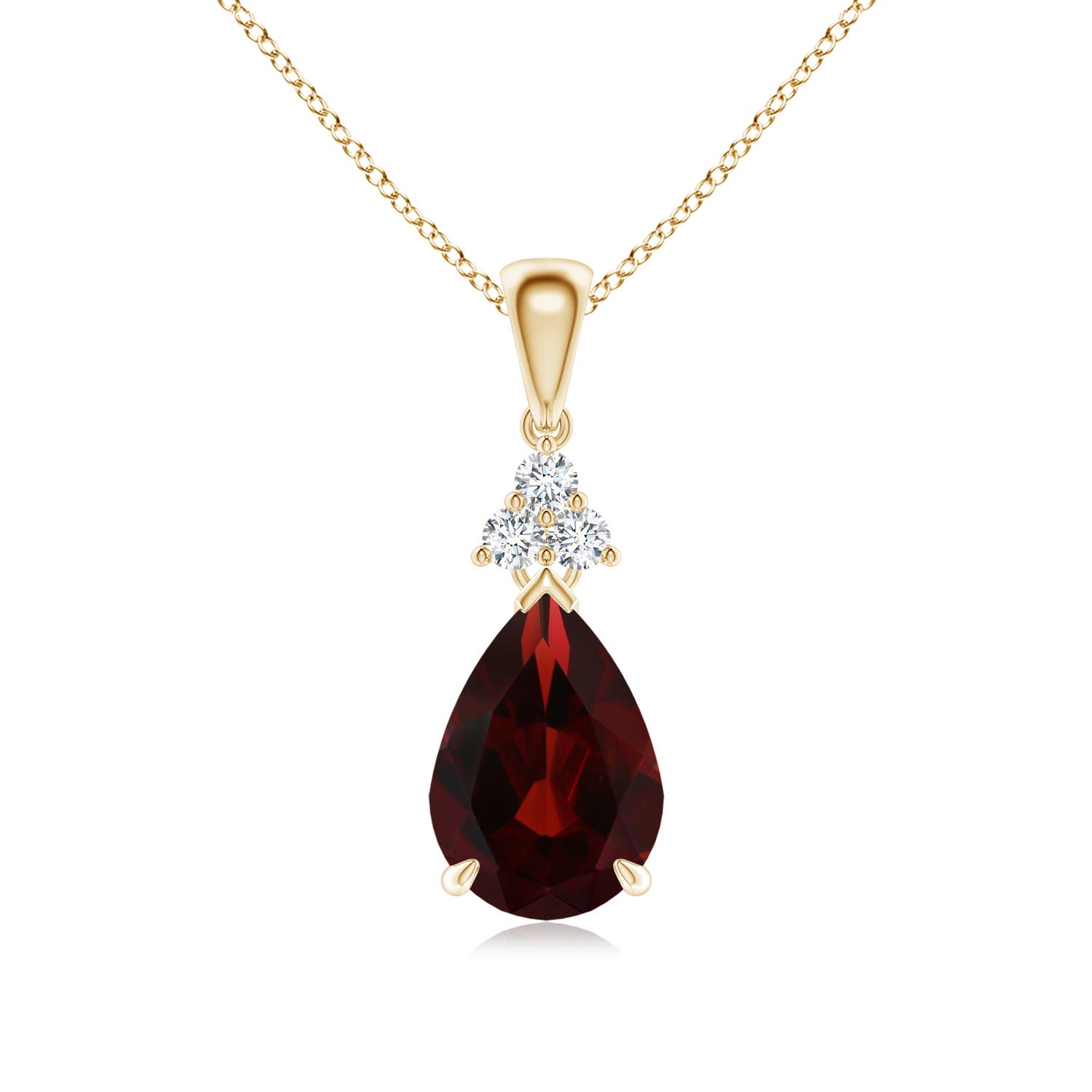 AA - Garnet / 2.19 CT / 14 KT Yellow Gold