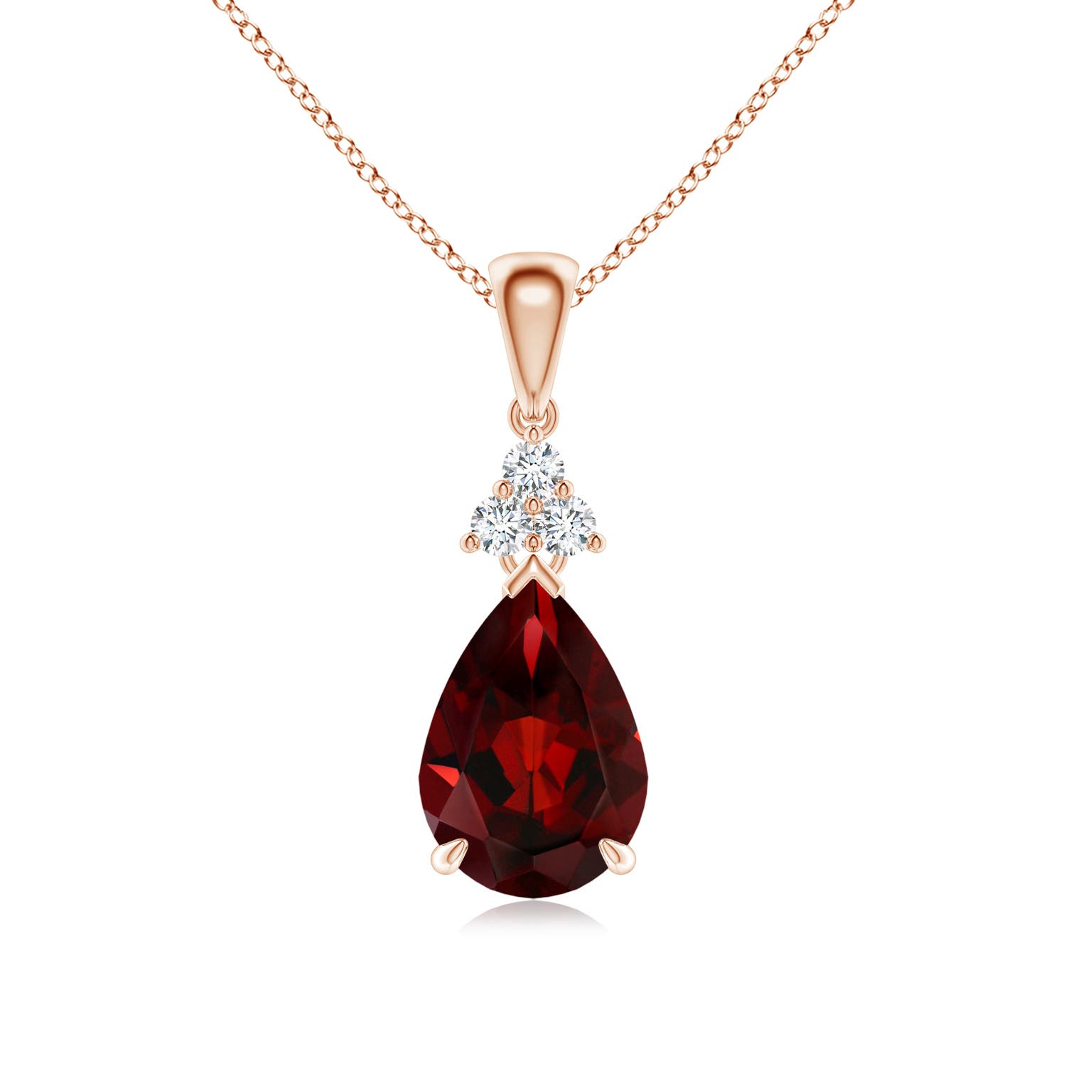 AAA - Garnet / 2.19 CT / 14 KT Rose Gold