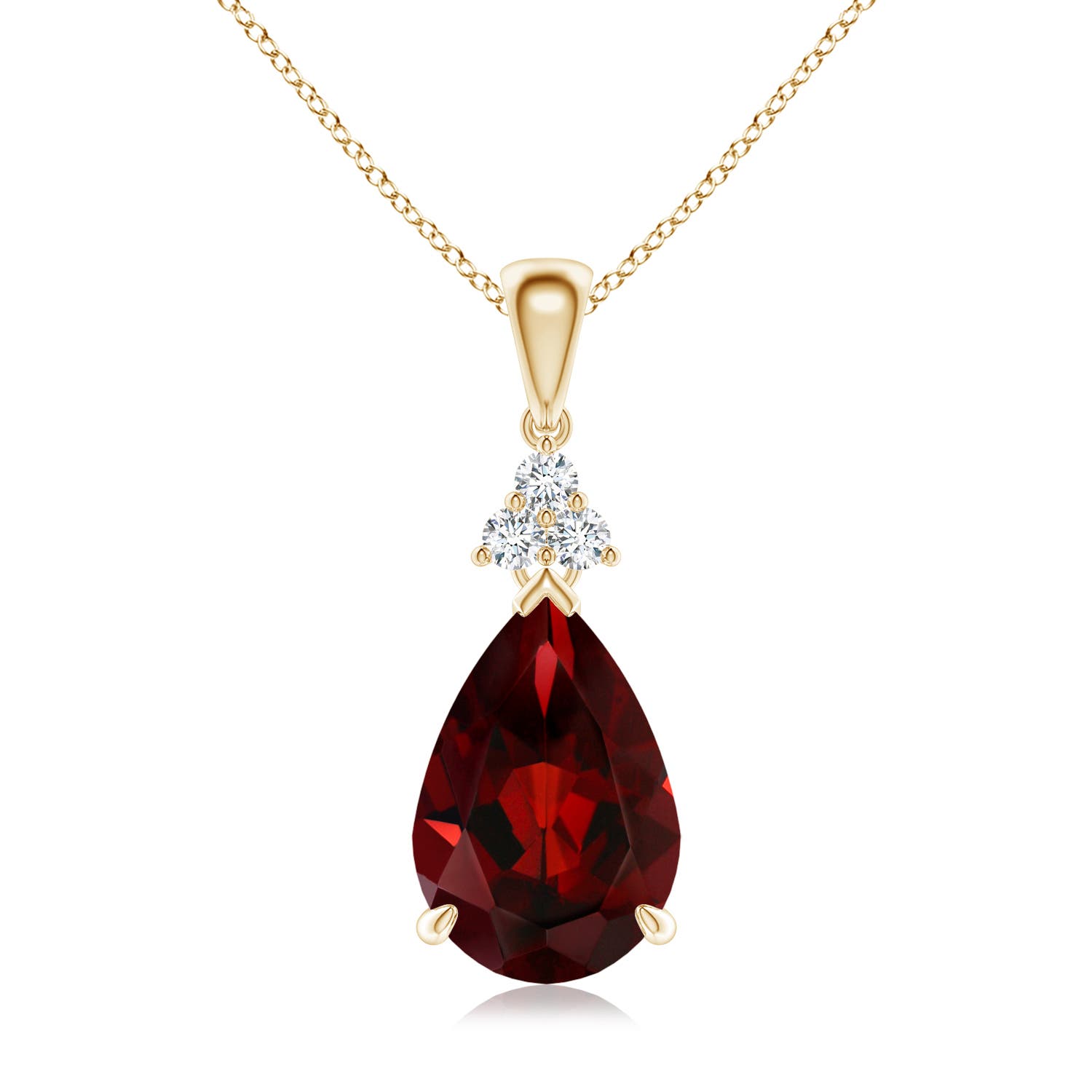 AAA - Garnet / 3.61 CT / 14 KT Yellow Gold