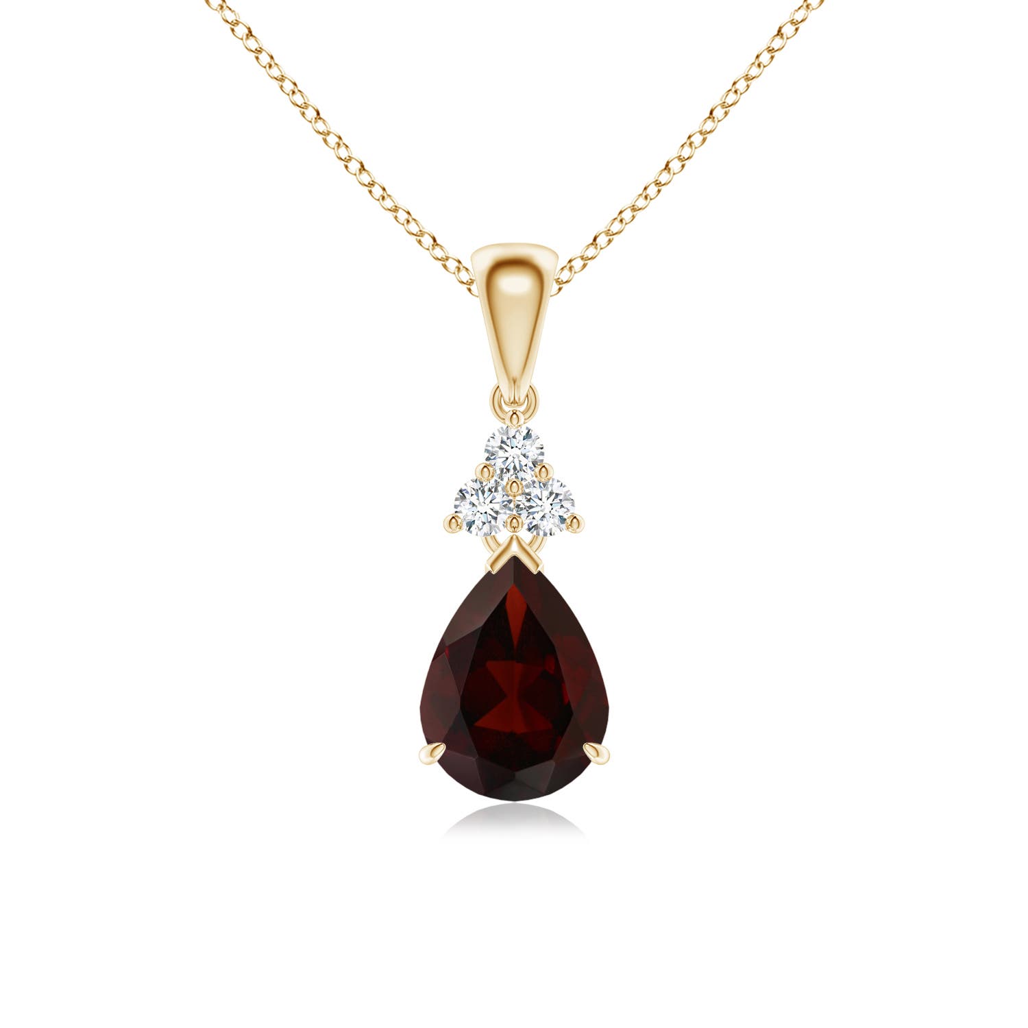 A - Garnet / 1.38 CT / 14 KT Yellow Gold