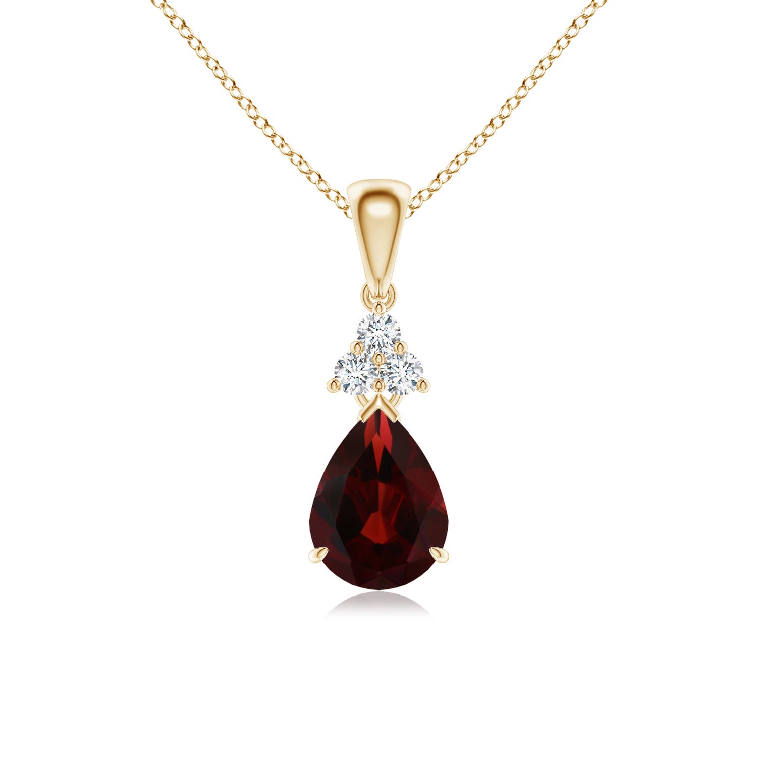 AA - Garnet / 1.38 CT / 14 KT Yellow Gold