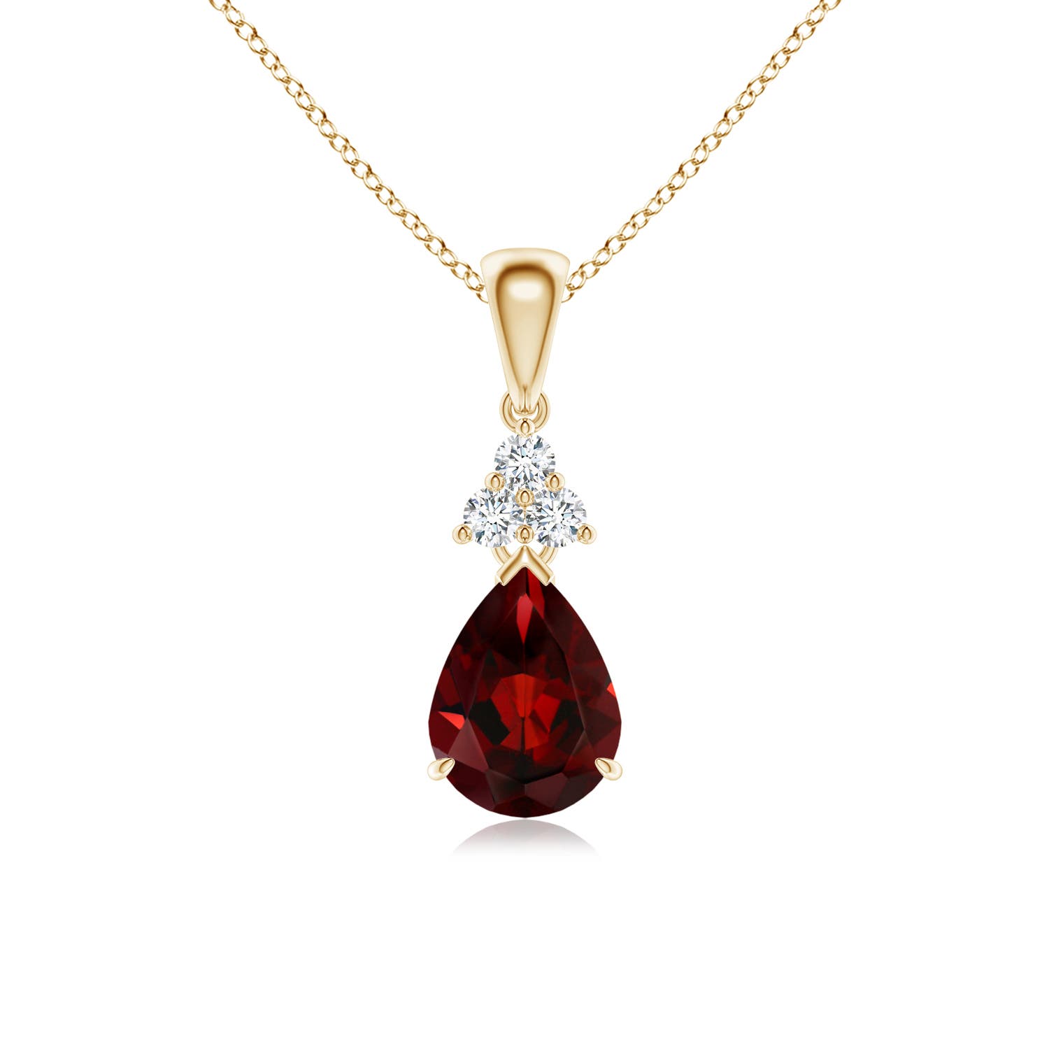 AAA - Garnet / 1.38 CT / 14 KT Yellow Gold