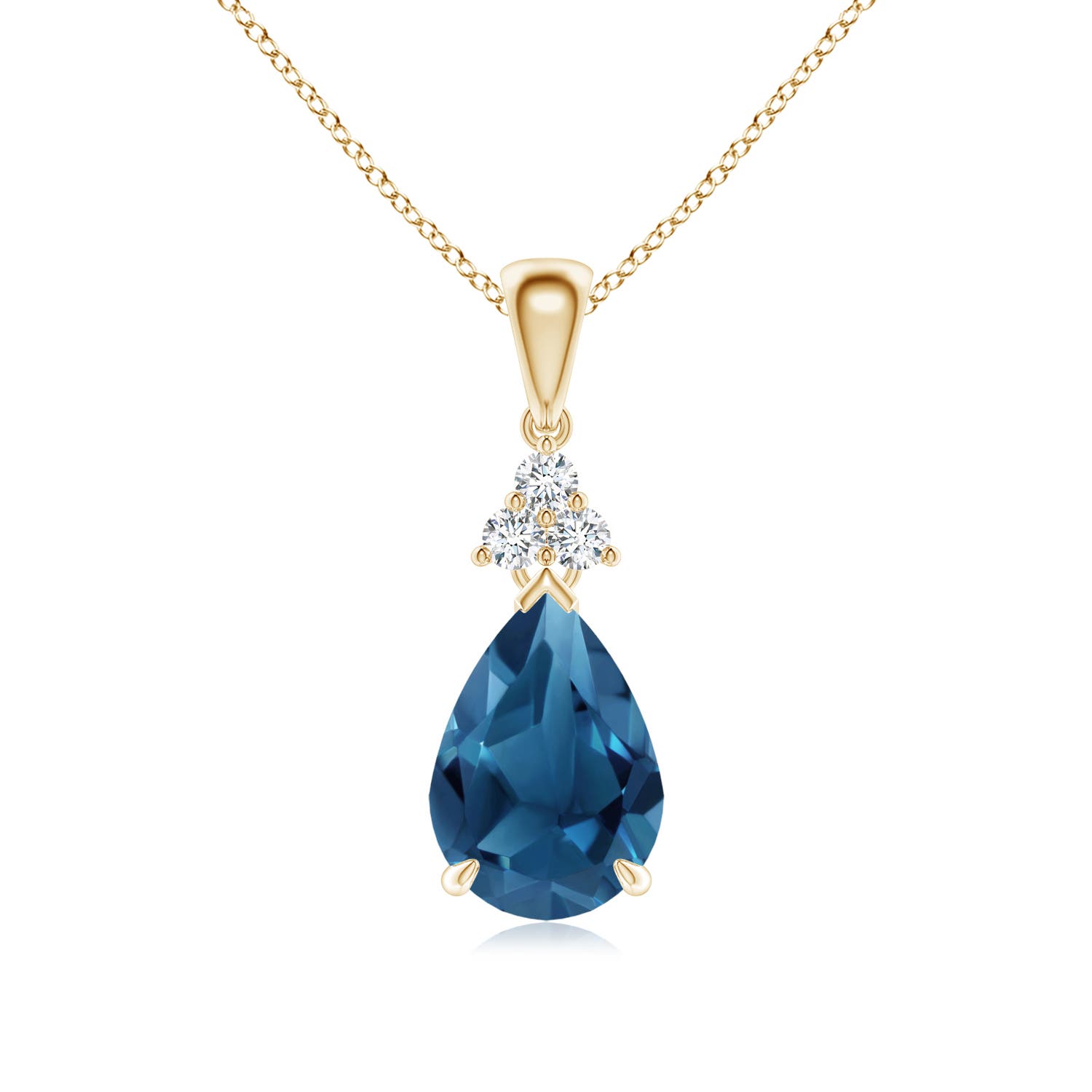 AA - London Blue Topaz / 2.39 CT / 14 KT Yellow Gold