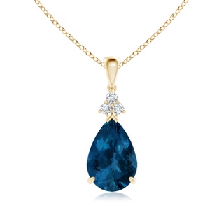 Pear AAA London Blue Topaz