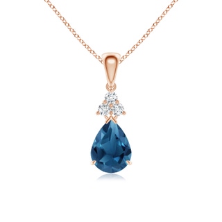 Pear AA London Blue Topaz