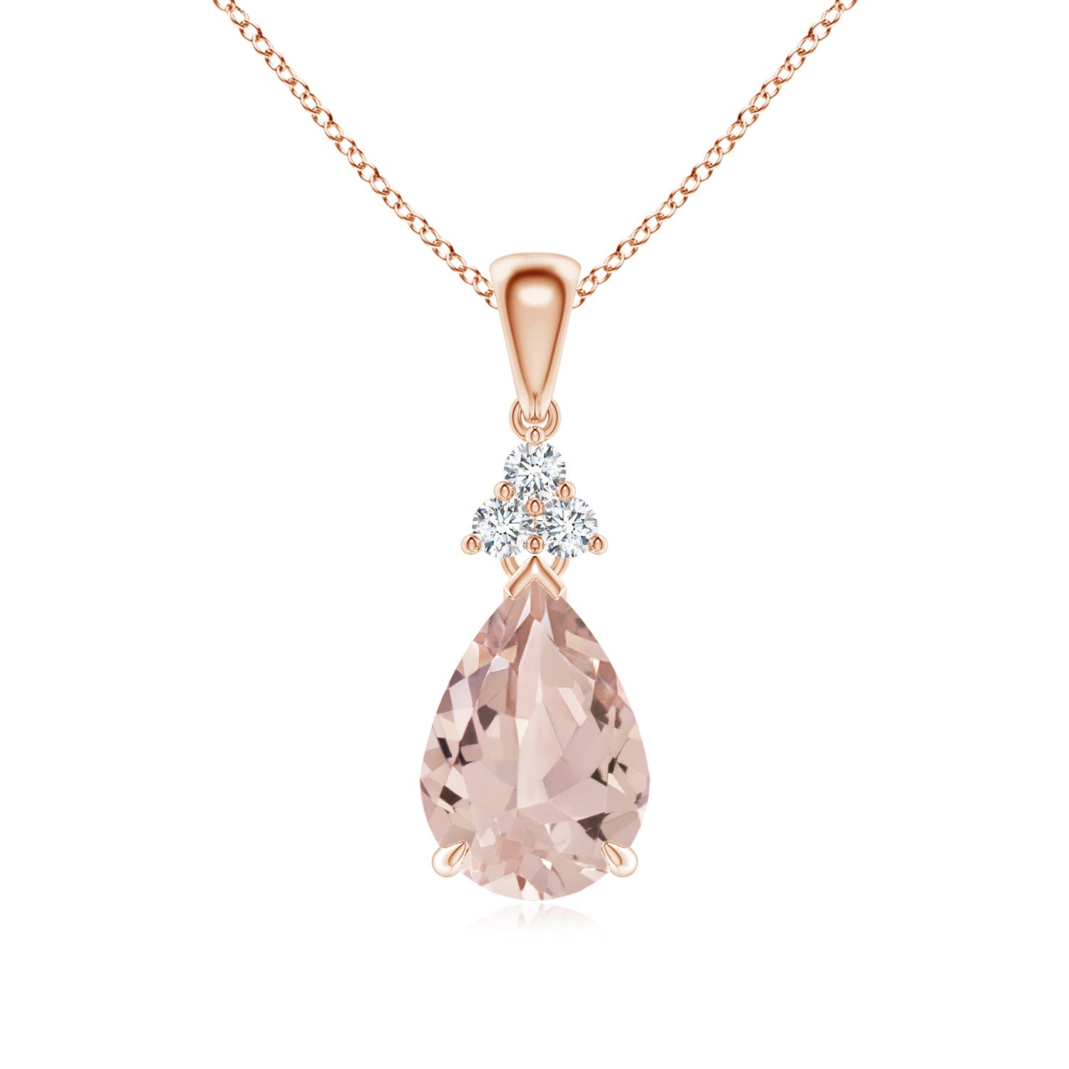 AA - Morganite / 1.69 CT / 14 KT Rose Gold