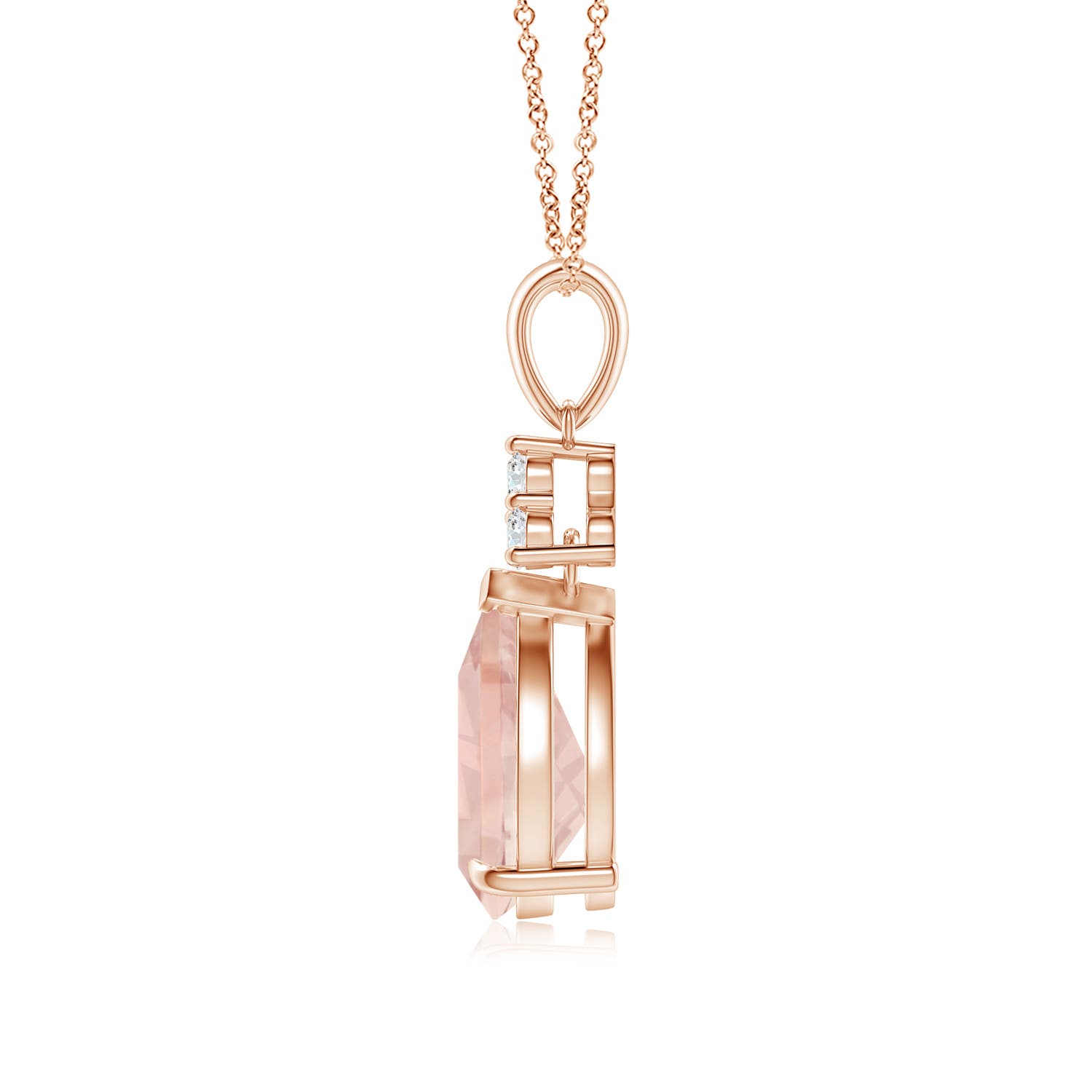 AA - Morganite / 1.69 CT / 14 KT Rose Gold