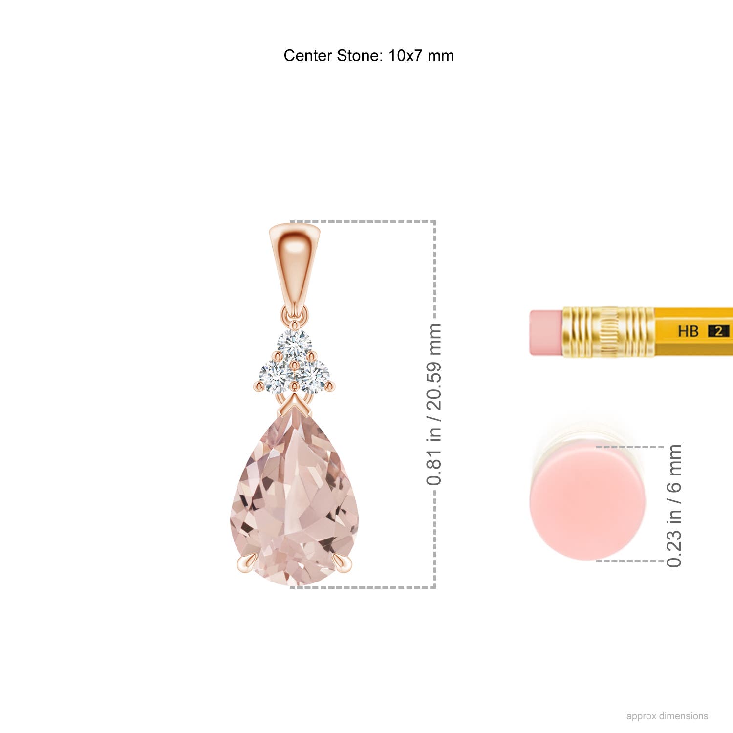 AA - Morganite / 1.69 CT / 14 KT Rose Gold