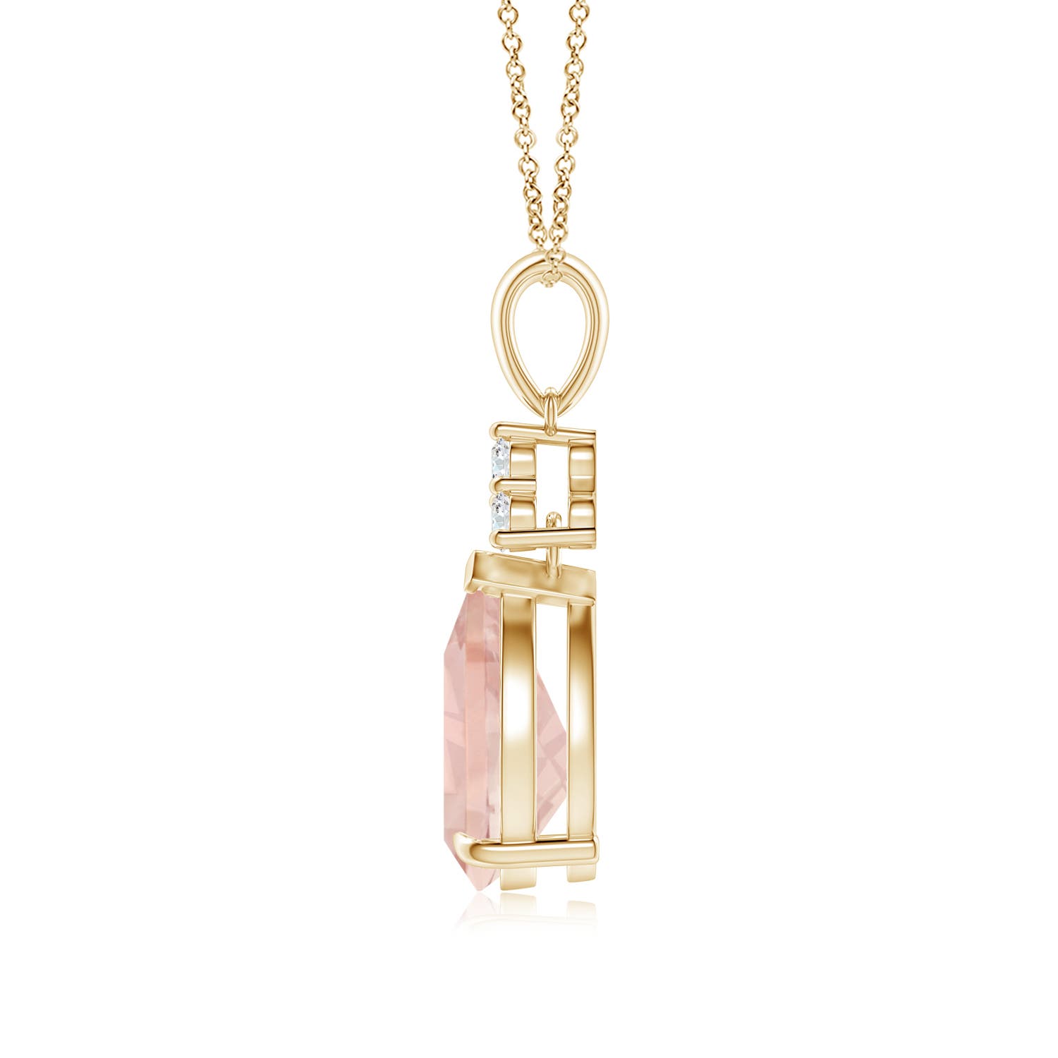 AA - Morganite / 1.69 CT / 14 KT Yellow Gold