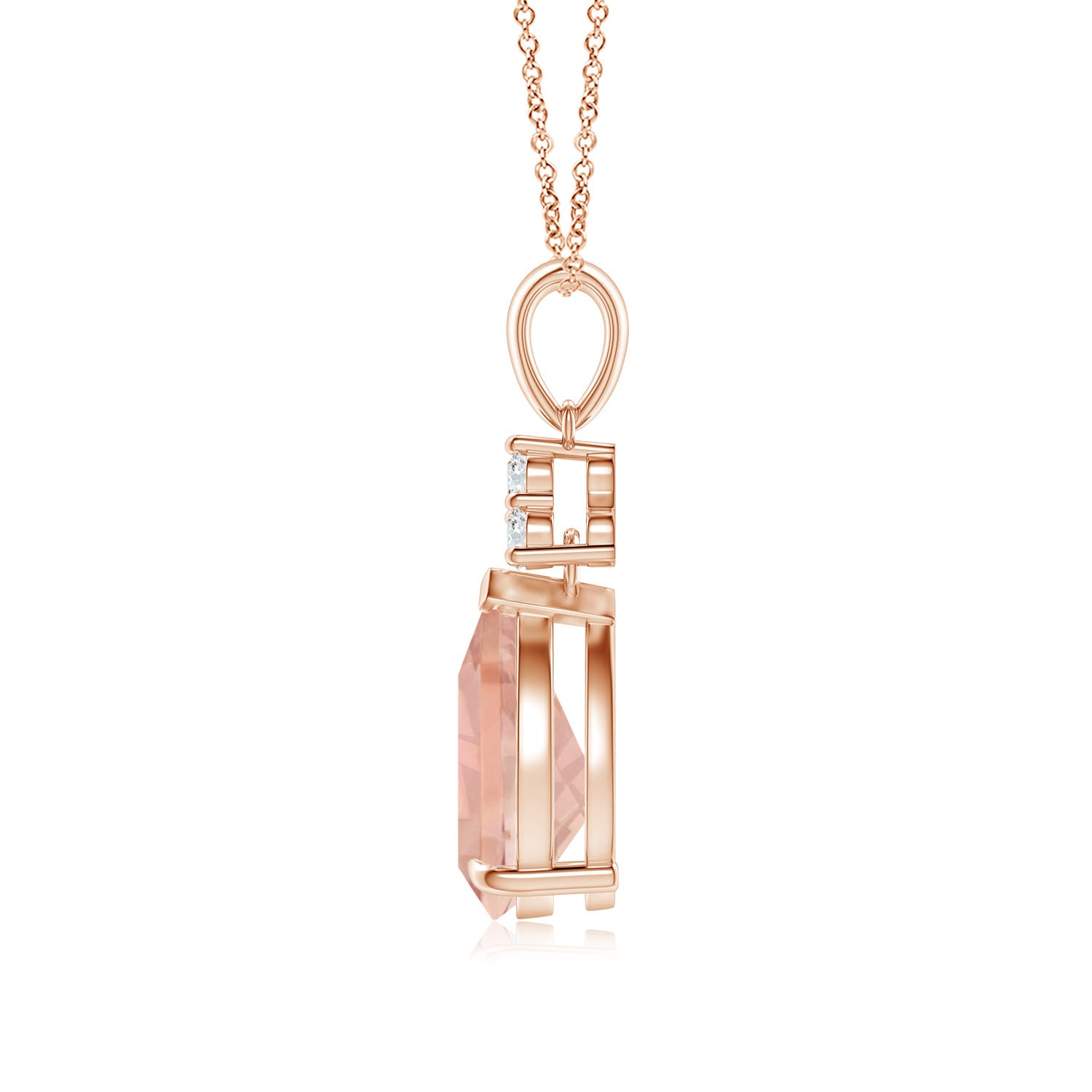 AAA - Morganite / 1.69 CT / 14 KT Rose Gold