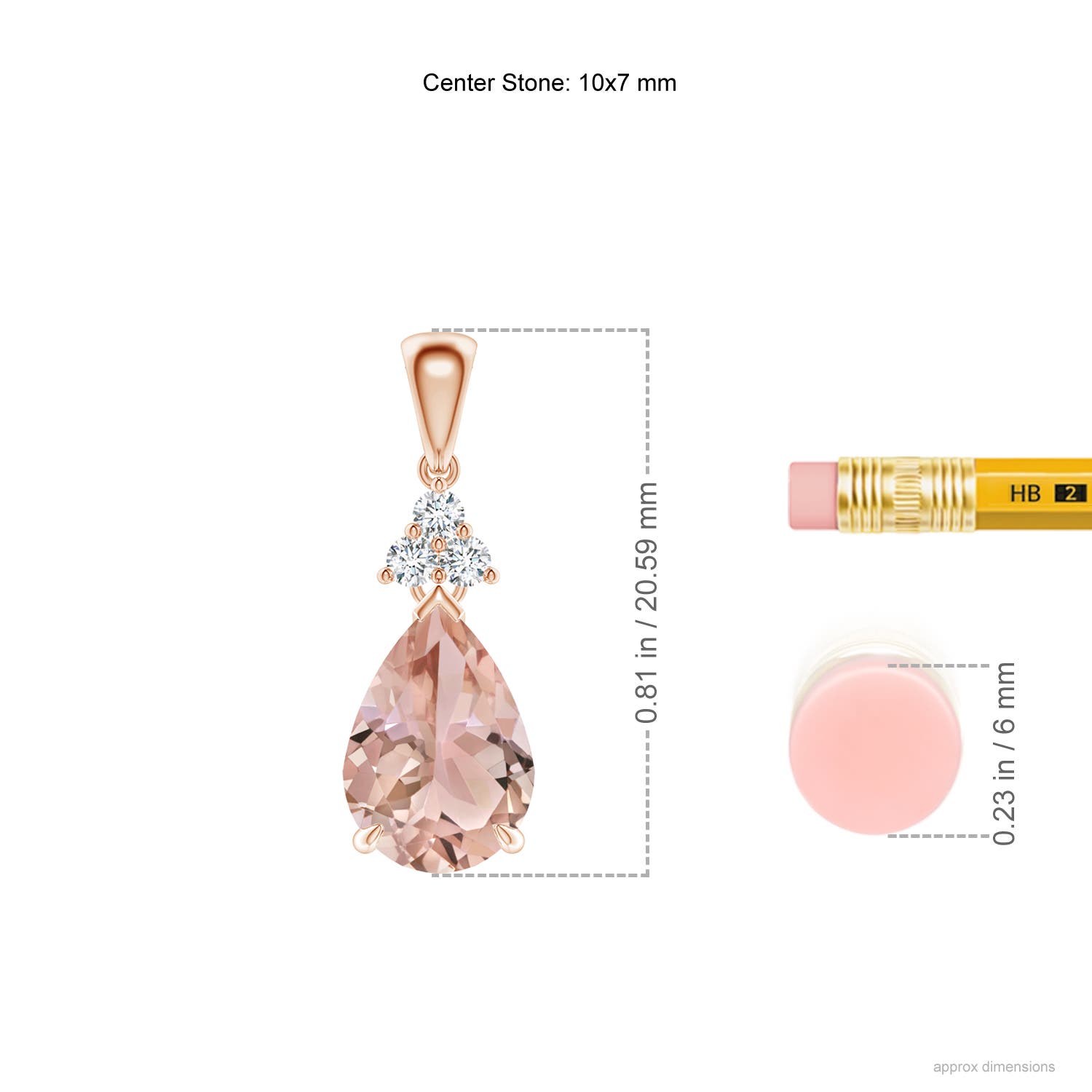 AAA - Morganite / 1.69 CT / 14 KT Rose Gold