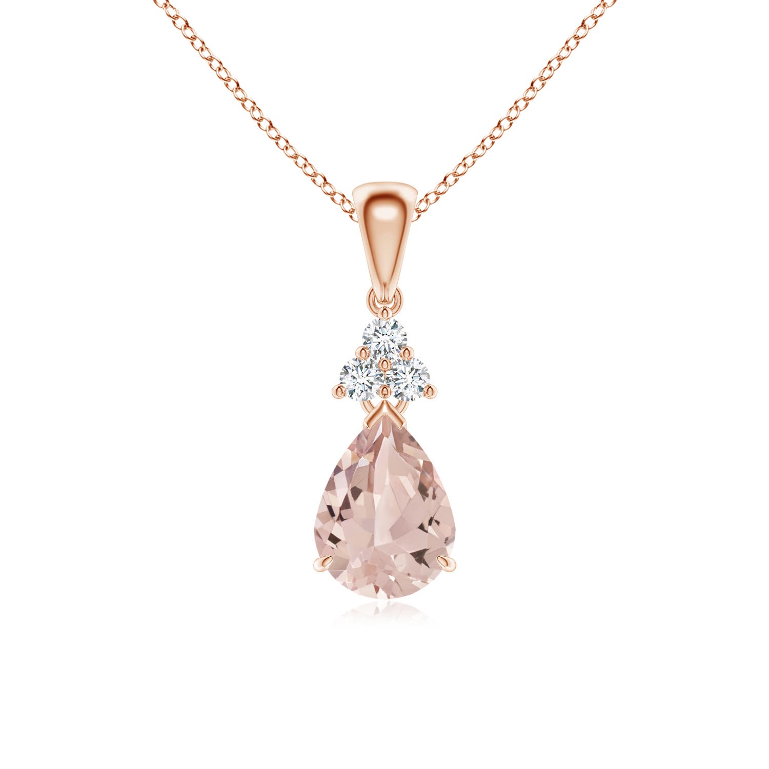 AA - Morganite / 1.03 CT / 14 KT Rose Gold