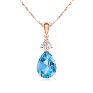 Pear AA Swiss Blue Topaz