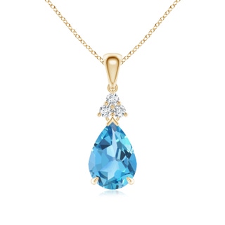 Pear AA Swiss Blue Topaz