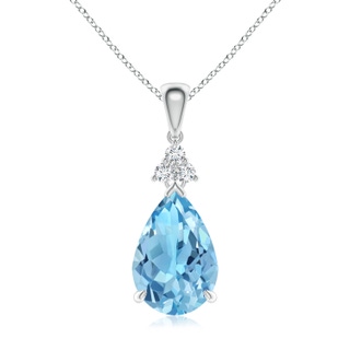 Pear A Swiss Blue Topaz