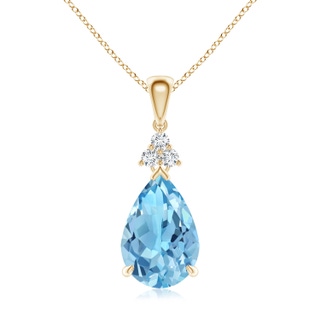 Pear A Swiss Blue Topaz