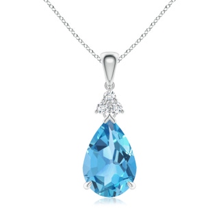 Pear AA Swiss Blue Topaz
