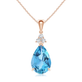 Pear AA Swiss Blue Topaz