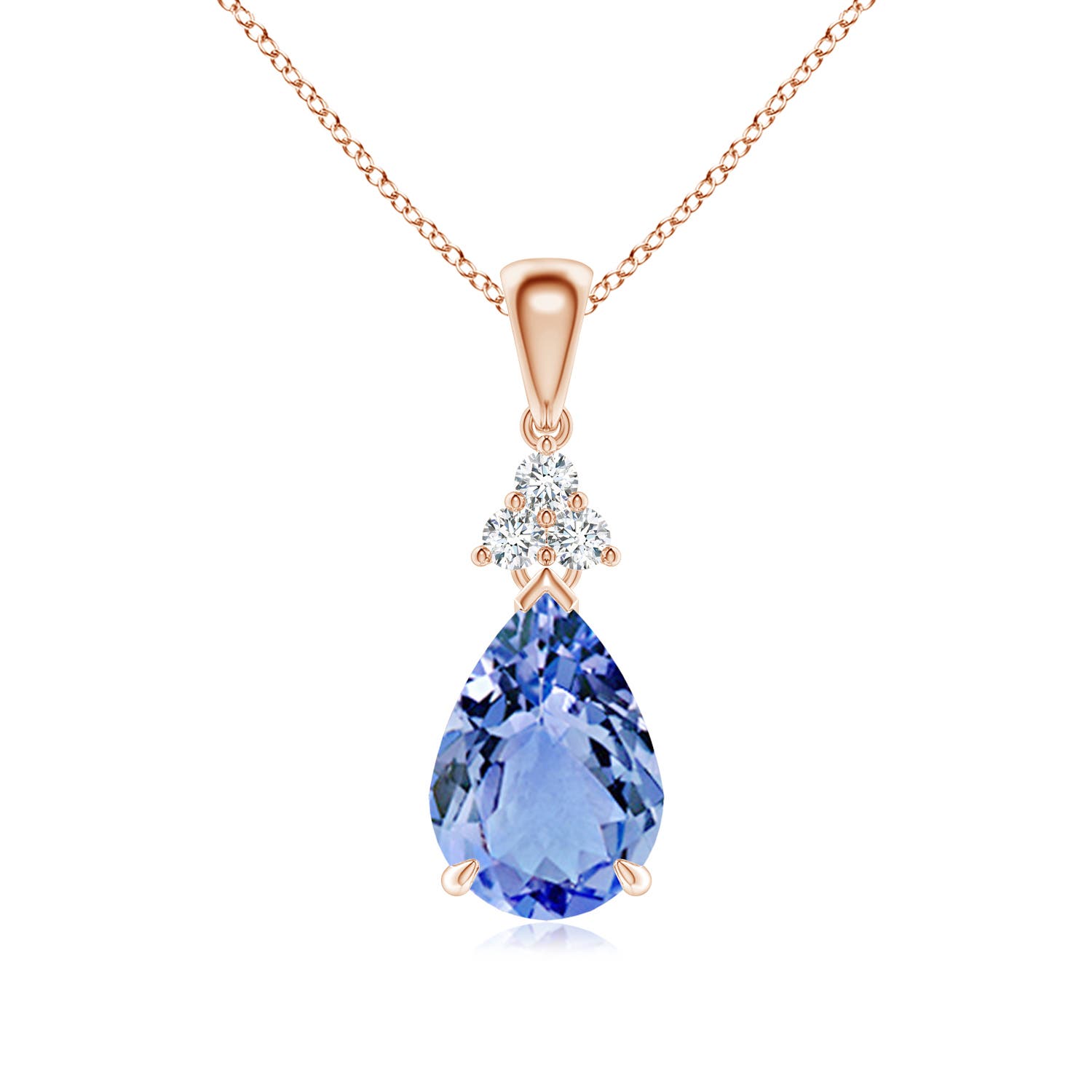 A - Tanzanite / 2.04 CT / 14 KT Rose Gold