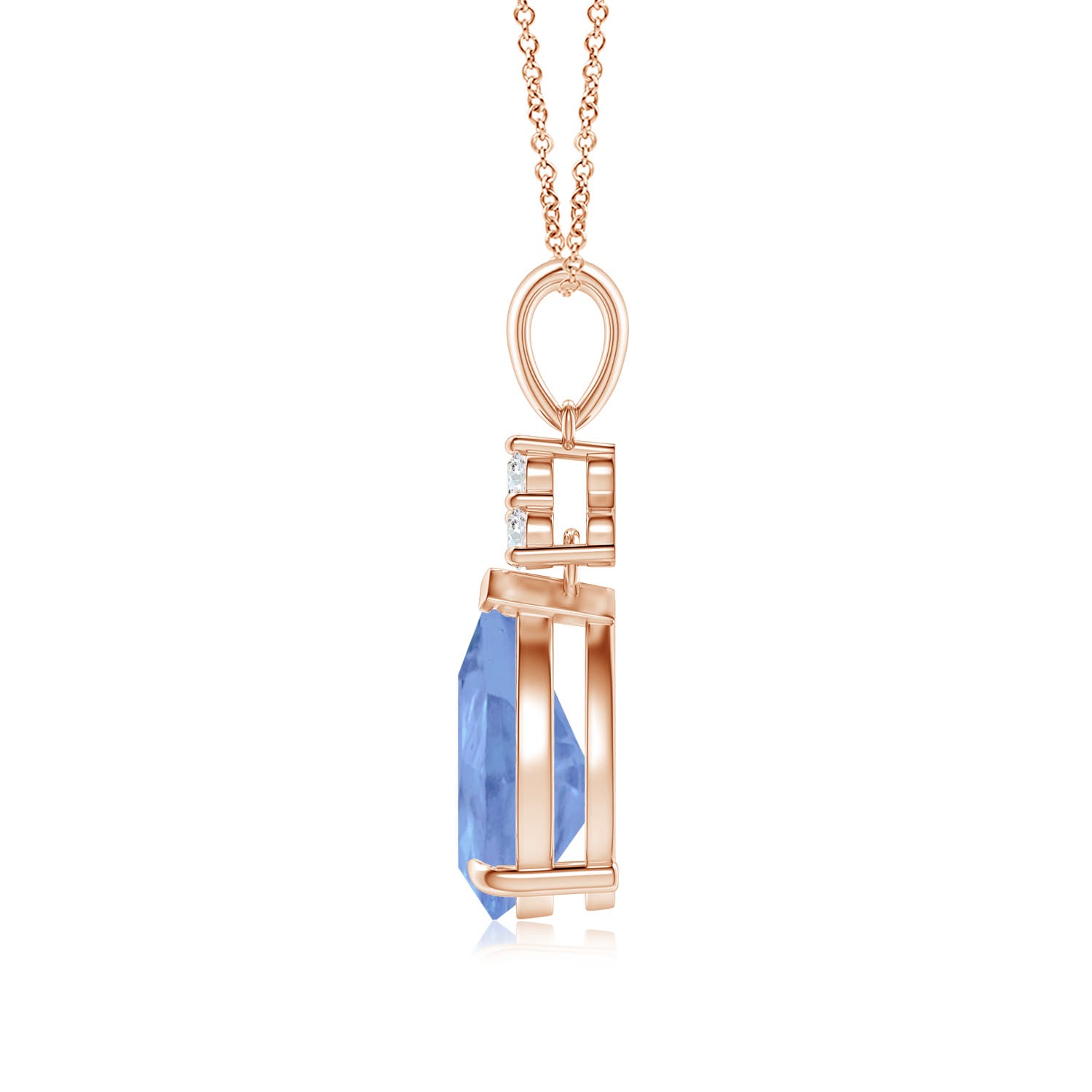 A - Tanzanite / 2.04 CT / 14 KT Rose Gold