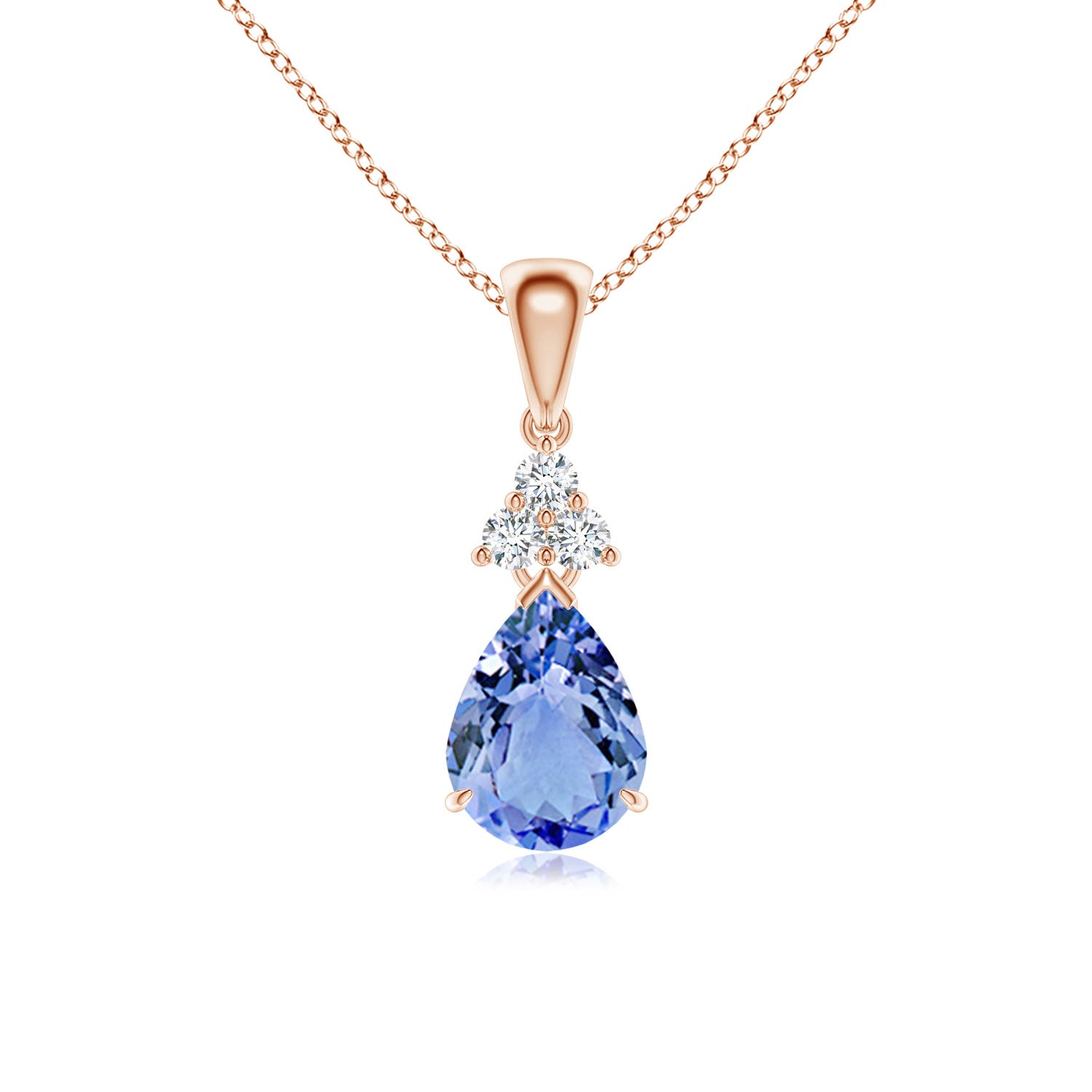 A - Tanzanite / 1.18 CT / 14 KT Rose Gold